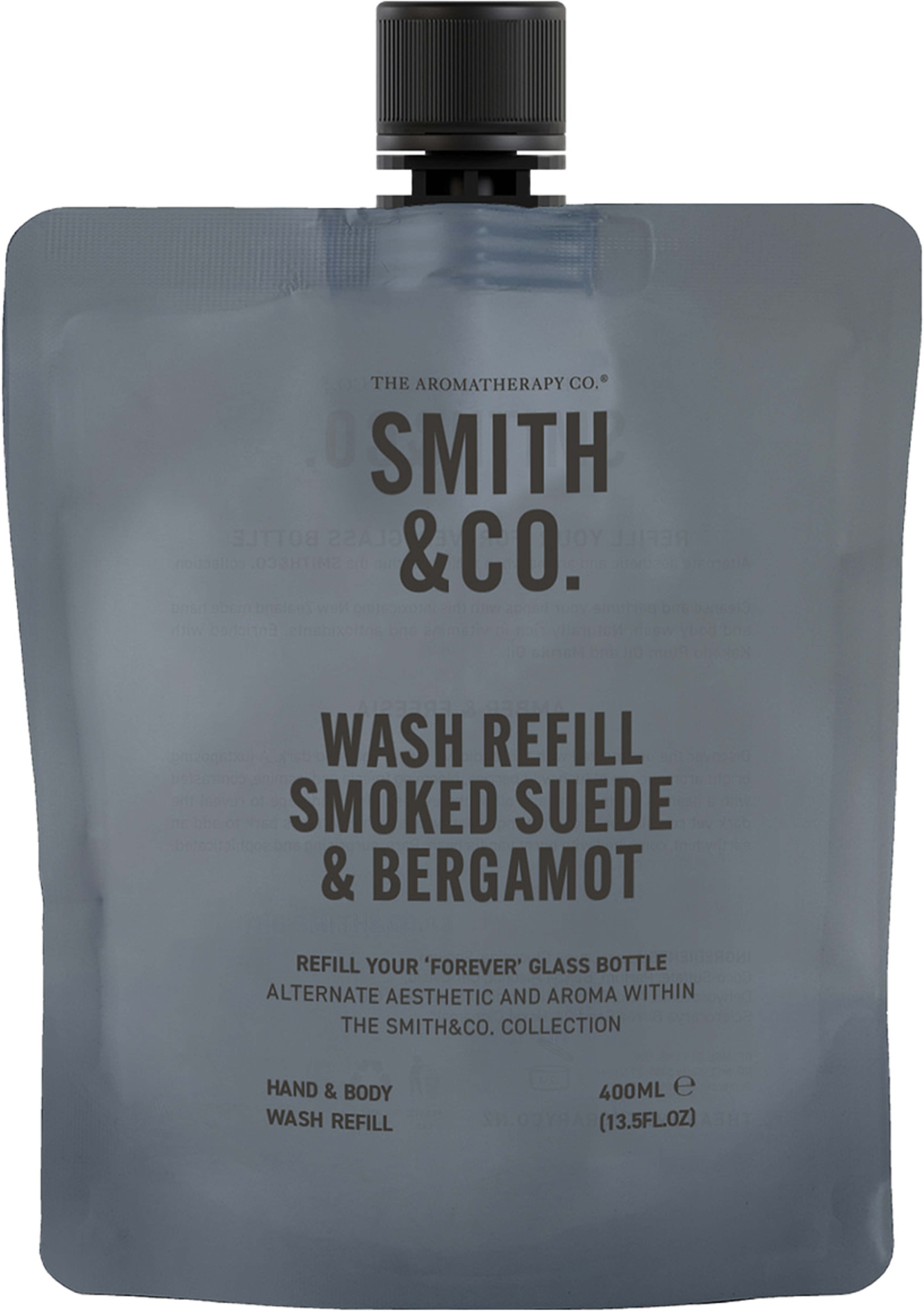 Smoked Suede & Bergamot Refill Hand & Body Wash, från Smith & Co.