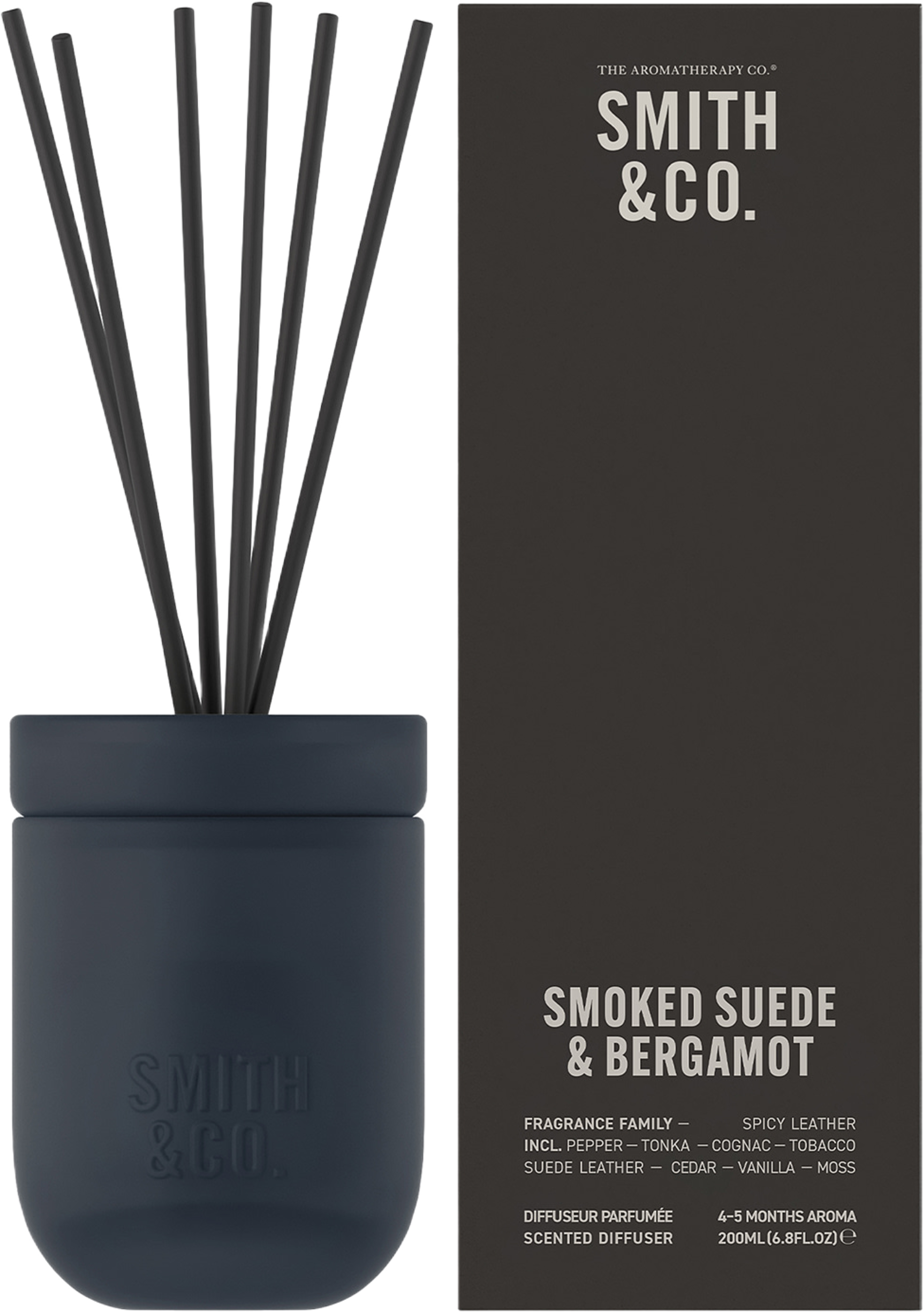 Smoked Suede & Bergamot Diffuser, från Smith & Co.