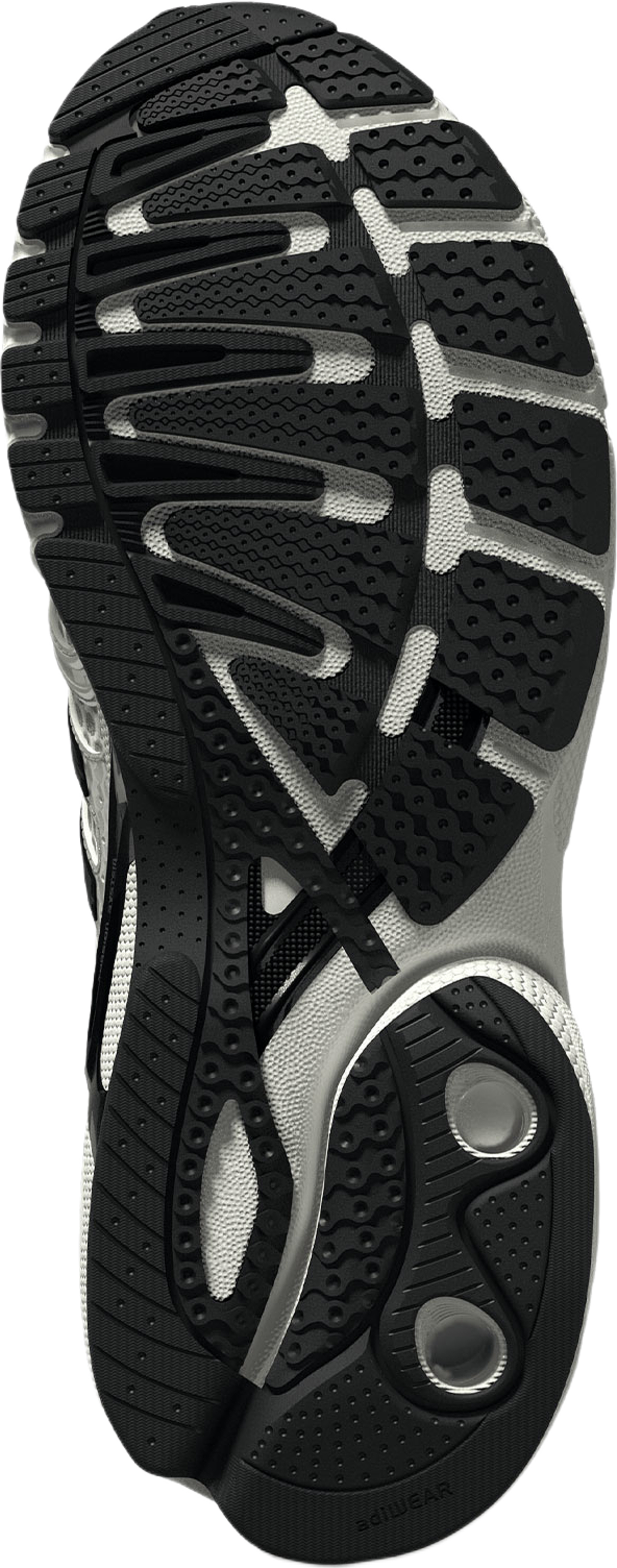 Adistar Control 5, från Adidas Originals, i färgen Ftwwht/Cblack/Silvmt. Klicka för att öppna bilden i stort format