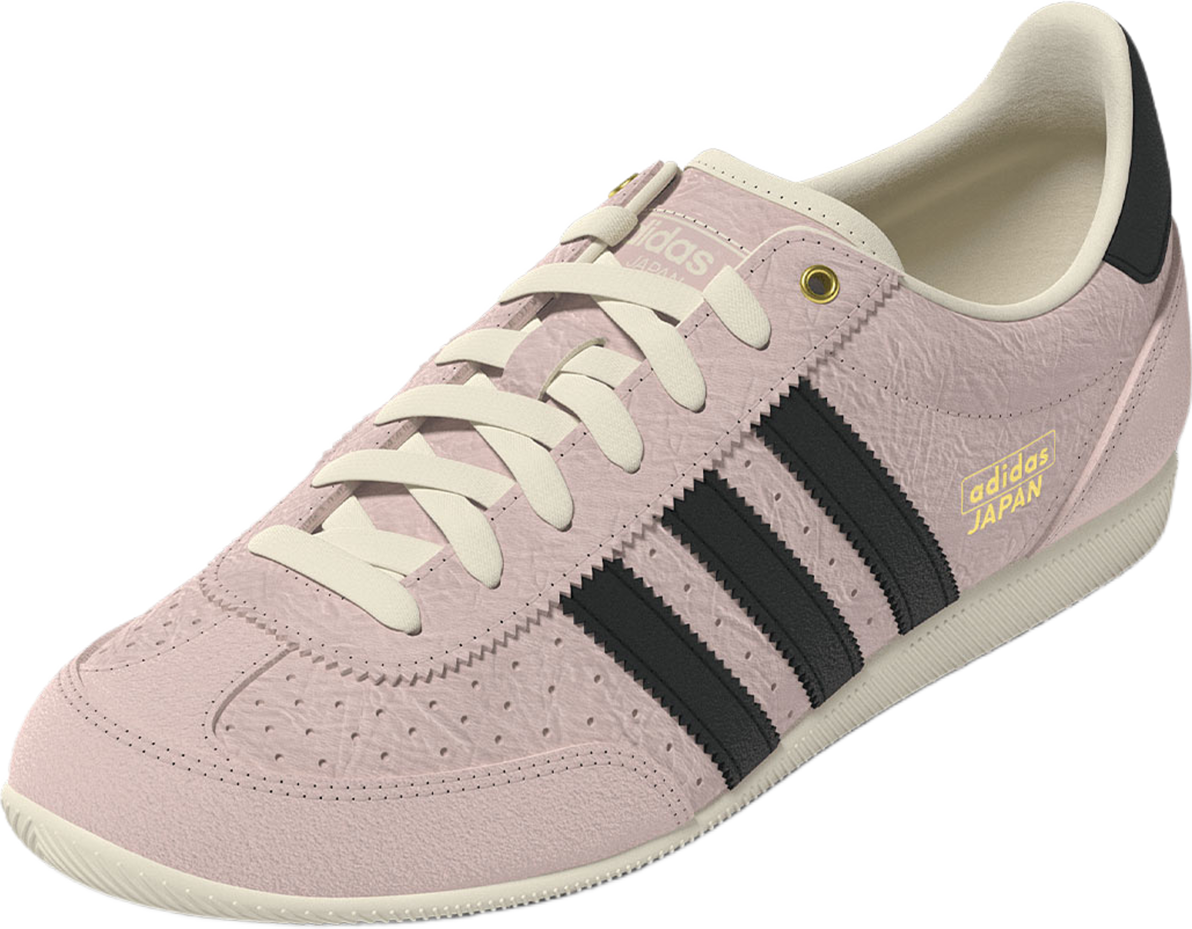 Japan Skor, från Adidas Originals, i färgen Sanpin/Cblack/Goldmt. Klicka för att öppna bilden i stort format