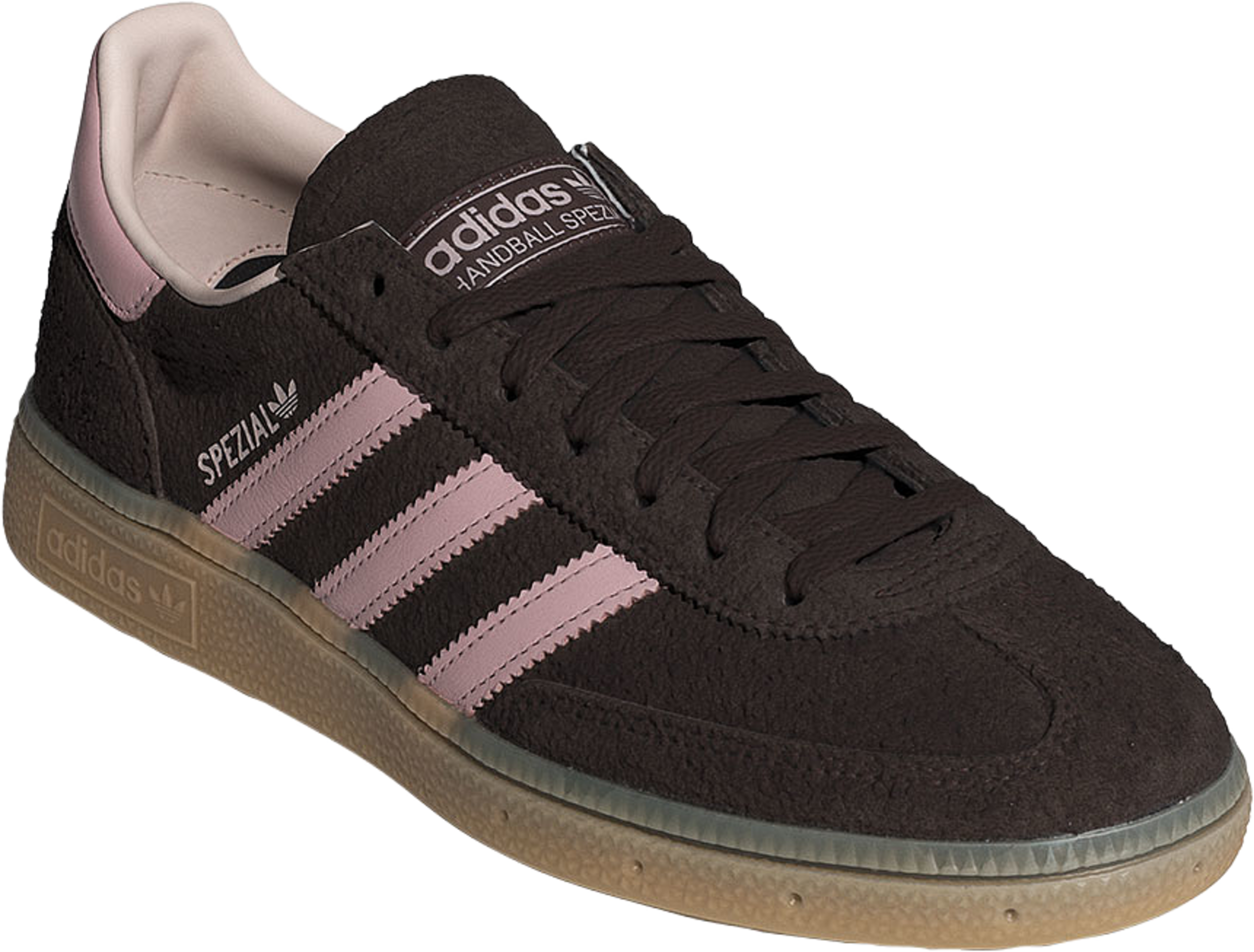 Handball Spezial Skor, från Adidas Originals, i färgen Auco/Sanpin/Gum3. Klicka för att öppna bilden i stort format