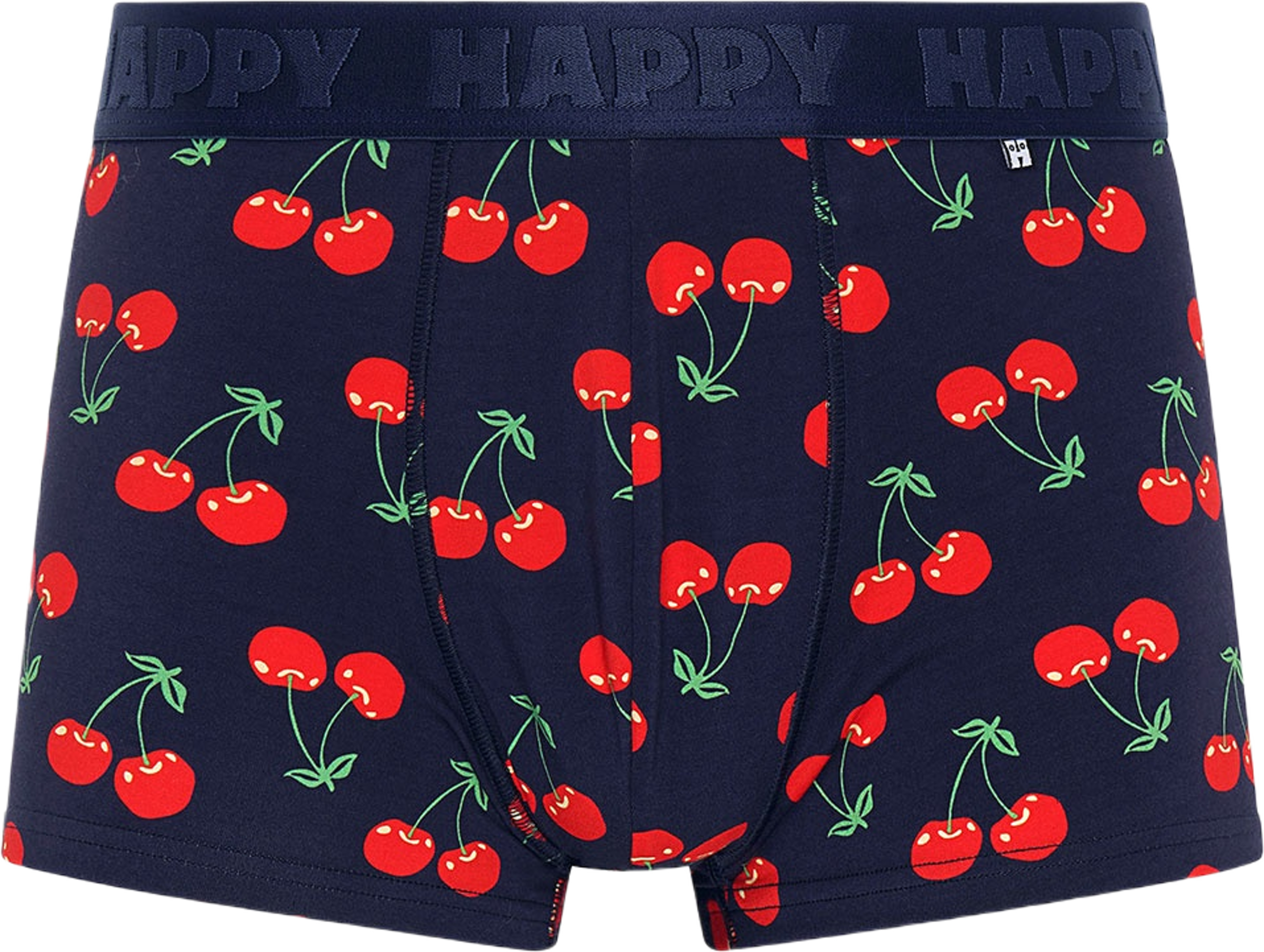 3-Pack Cherry Short Boxers, från Happy Socks, i färgen Navy. Klicka för att öppna bilden i stort format