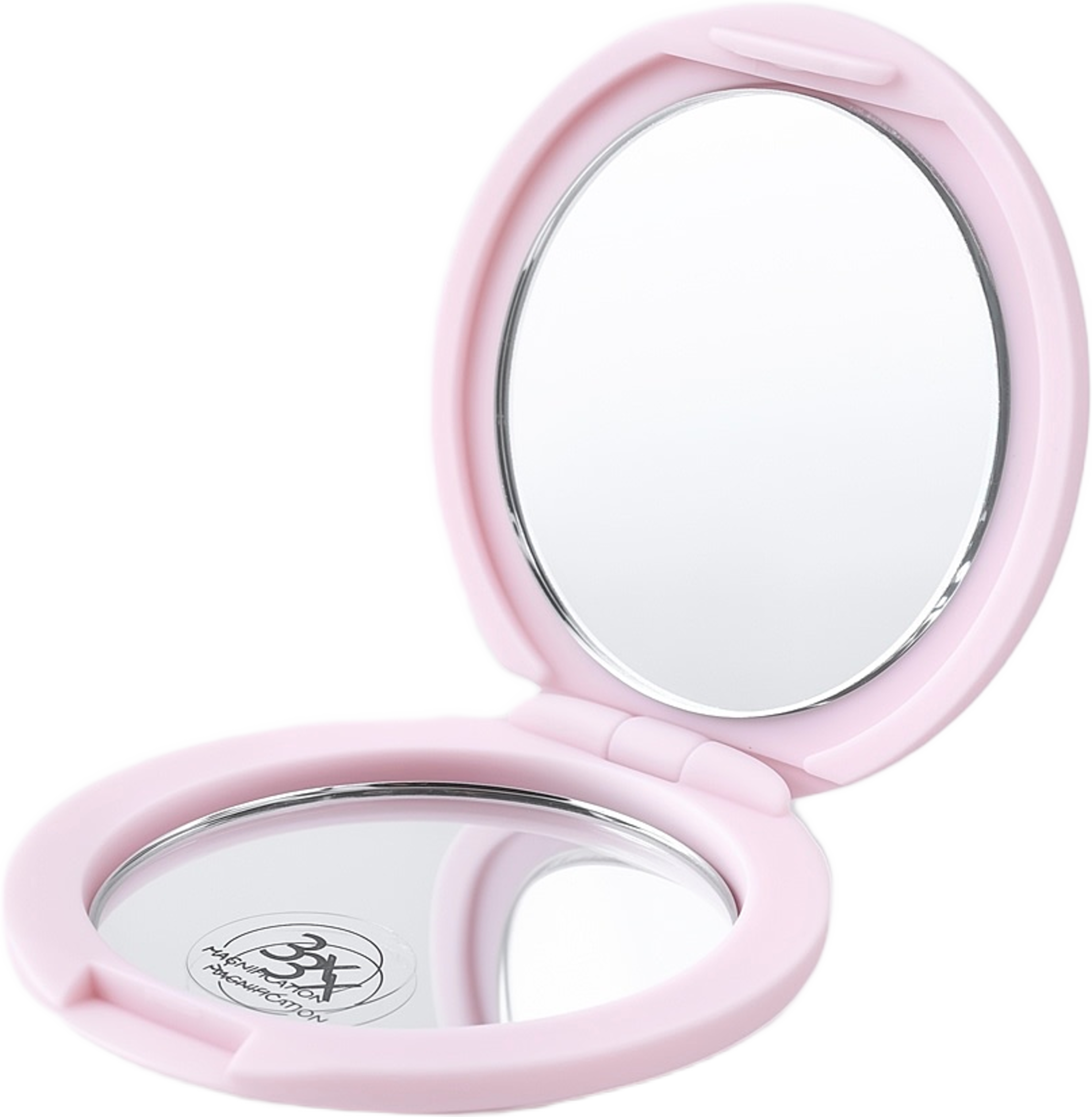 Fickspegel, rund, från Skir, i färgen Light Pink. Klicka för att öppna bilden i stort format