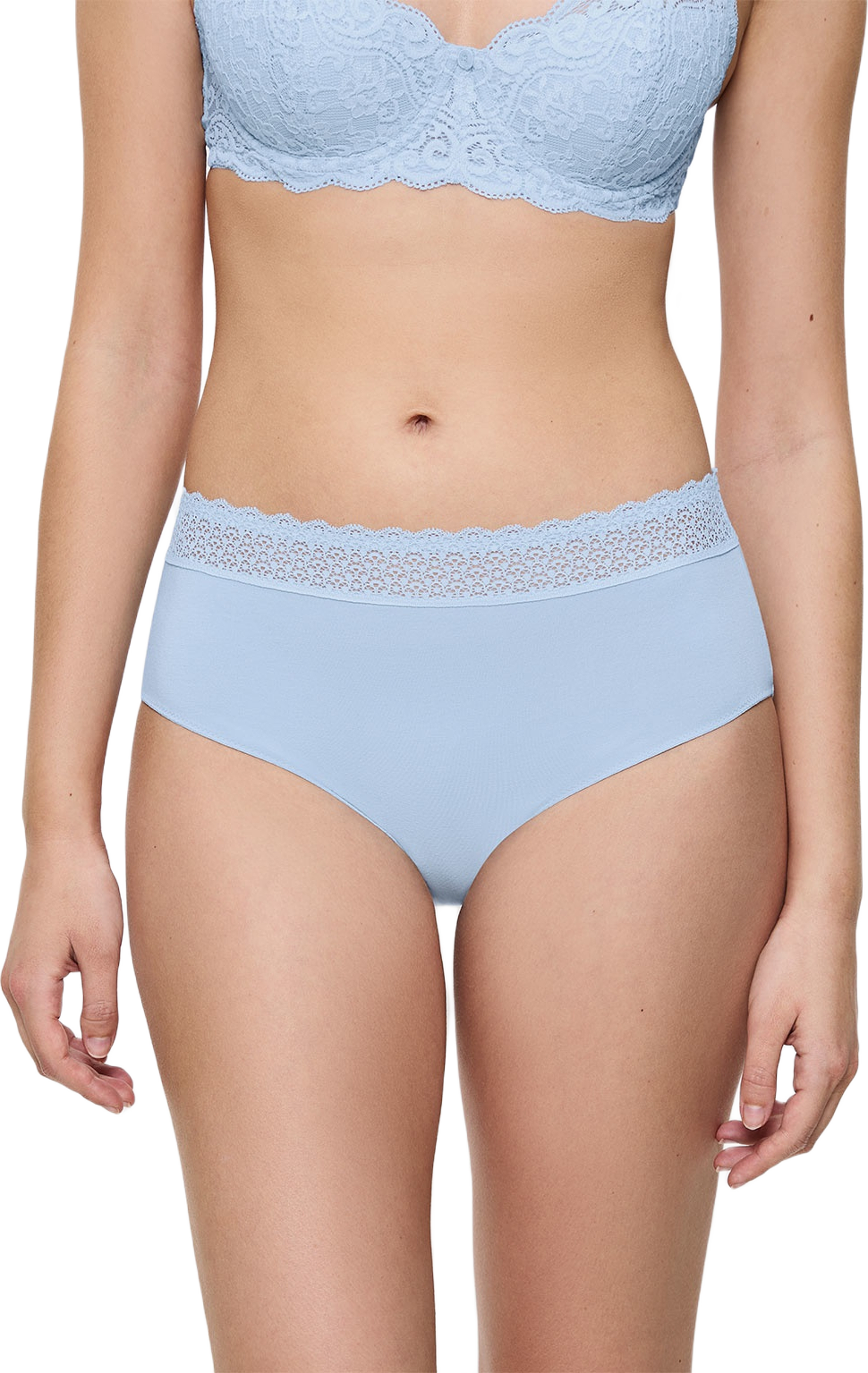 Feel Of Modal Midi Brief, från Triumph, i färgen Ice.