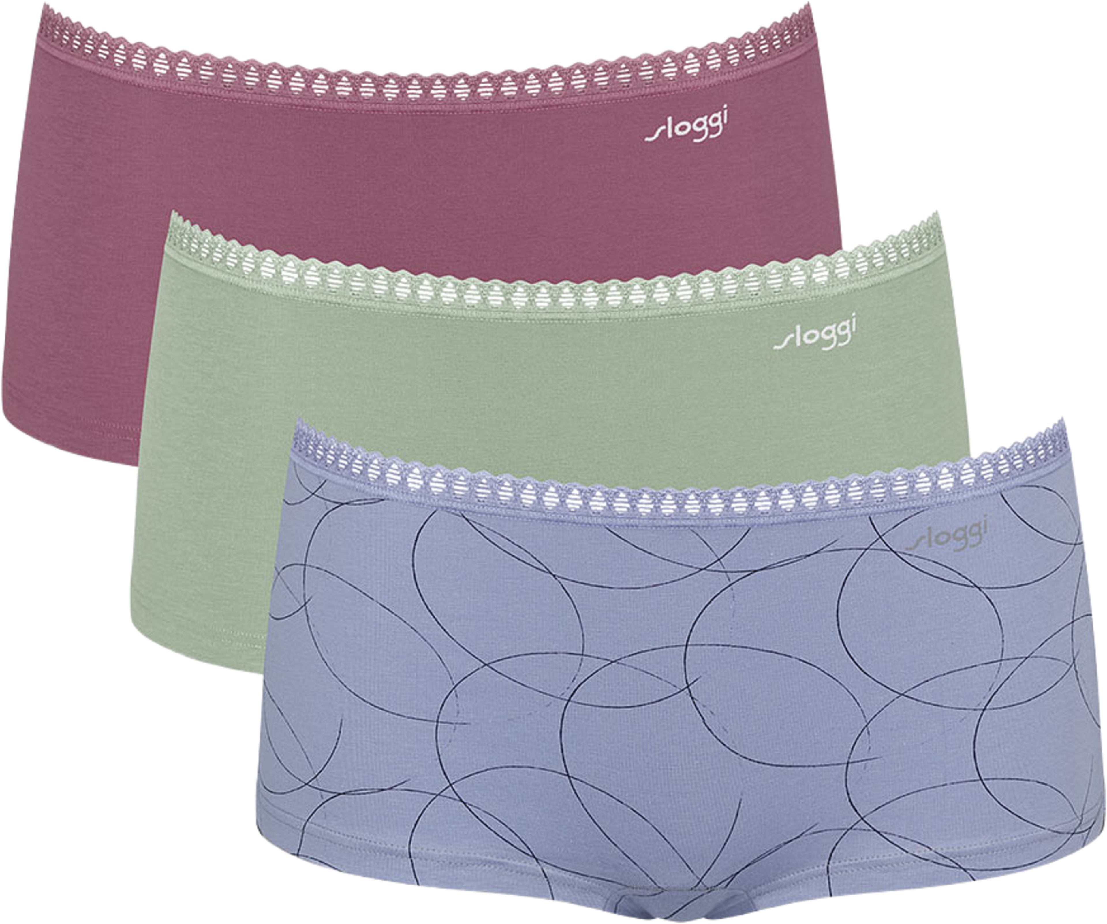 GO Crush Short, från Sloggi, i färgen Multiple Colours 8. Klicka för att öppna bilden i stort format