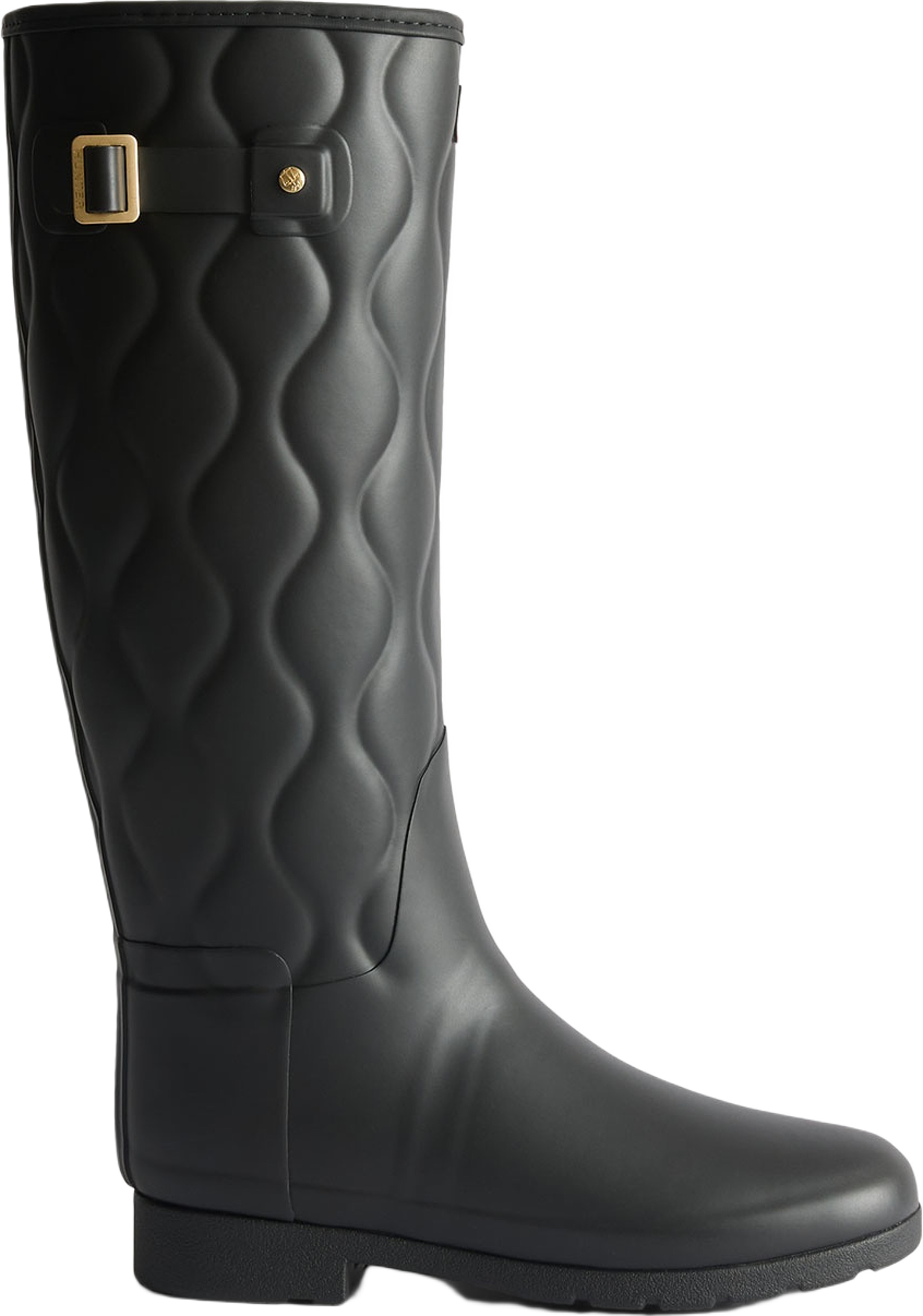 WOMENS ORIGINALS REFINED TALL ONION QUILT, från Hunter, i färgen Black.