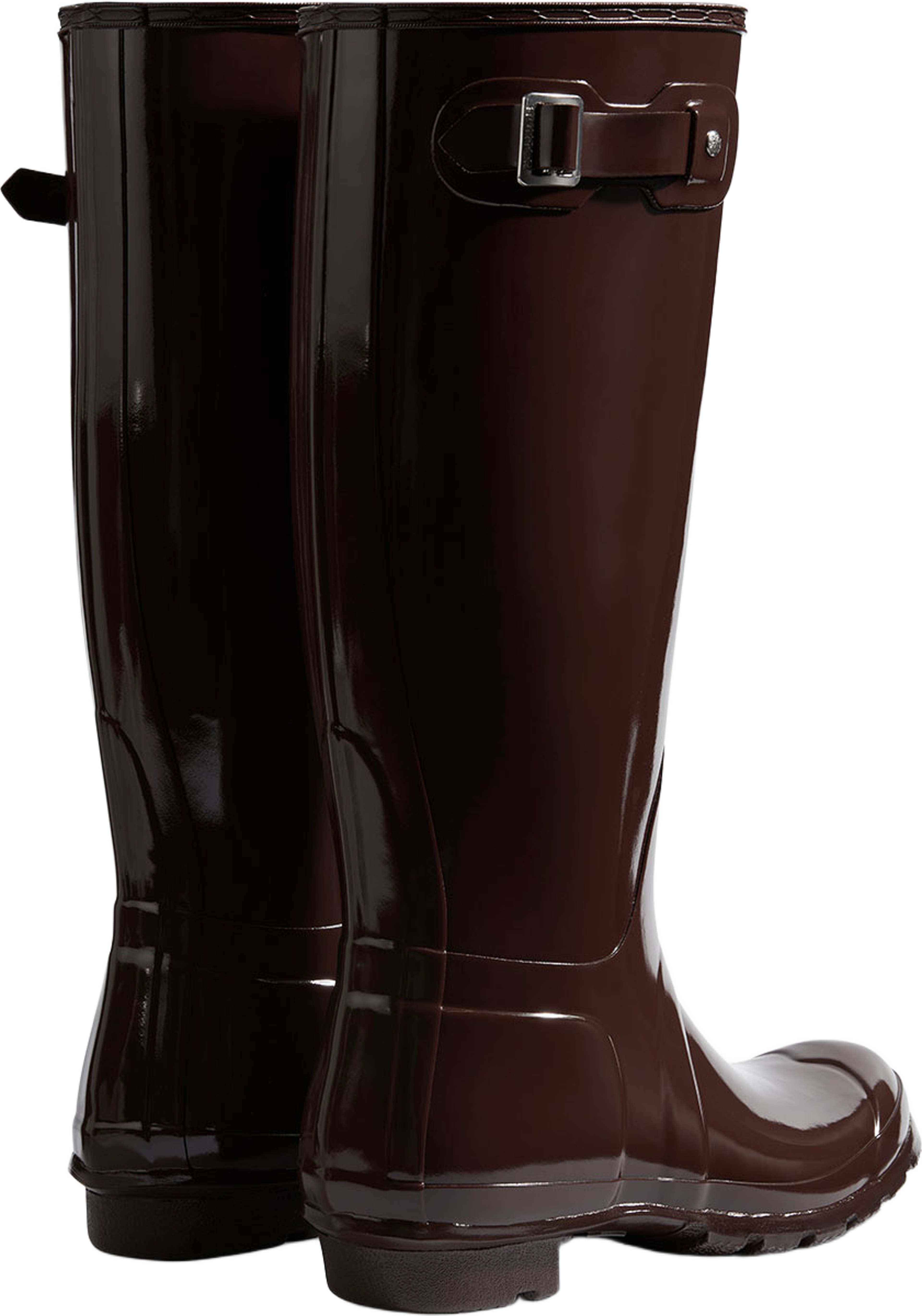WOMENS ORIGINAL TALL GLOSS BOOT, från Hunter, i färgen Chocolate Brown. Klicka för att öppna bilden i stort format