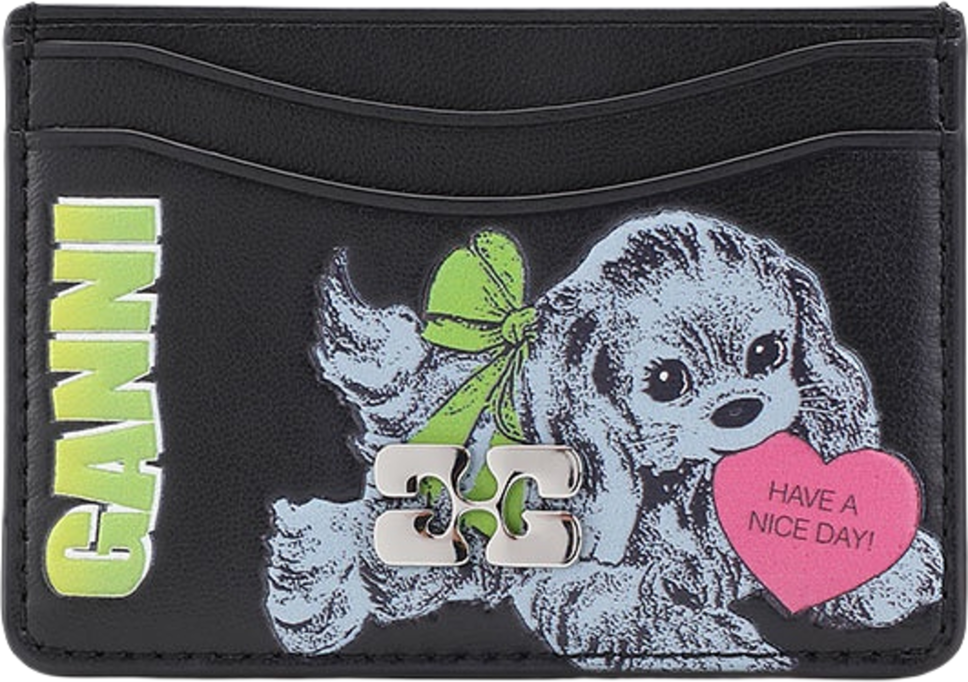 Card Holder Blue Dog