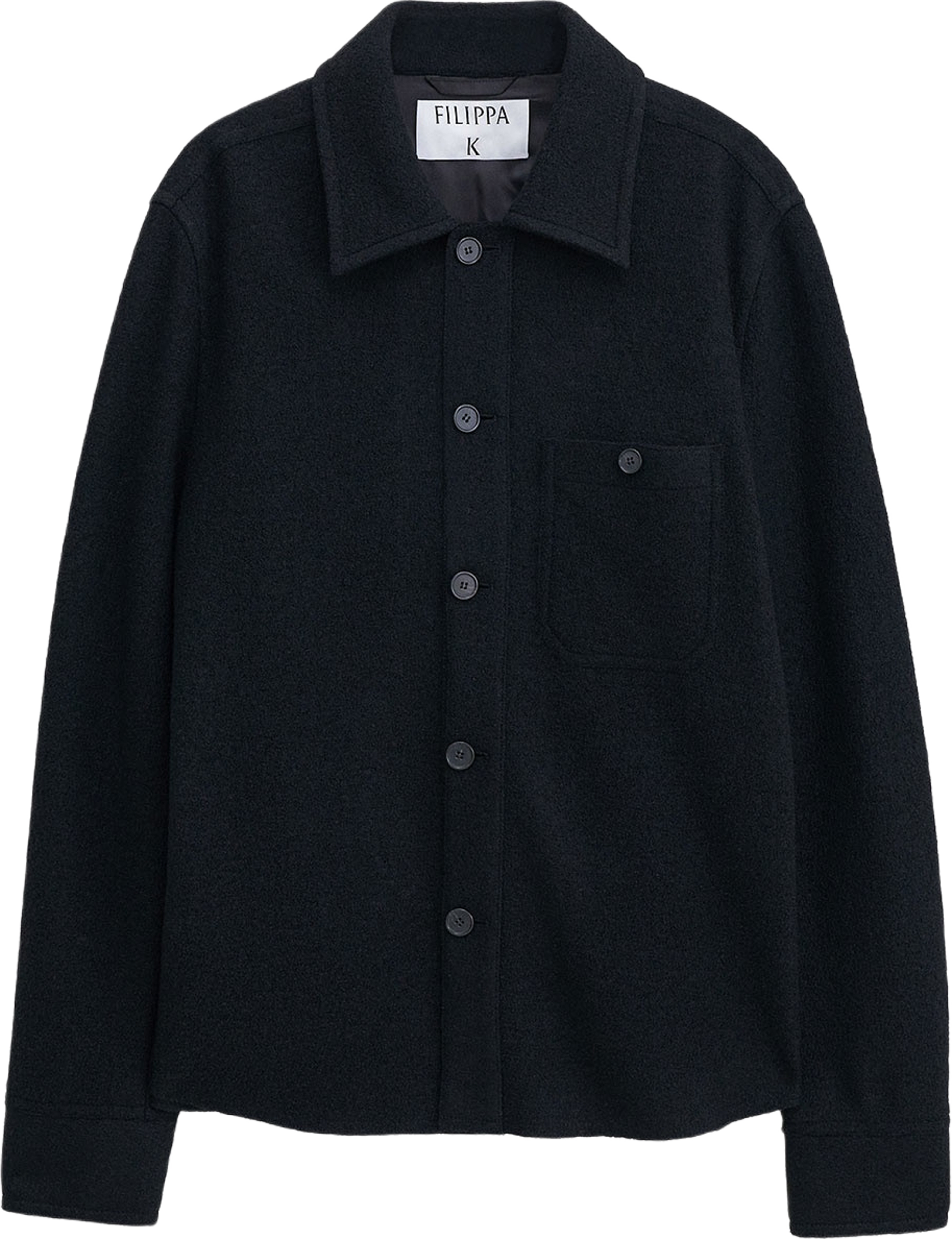 Boiled Wool Shirt Jacket