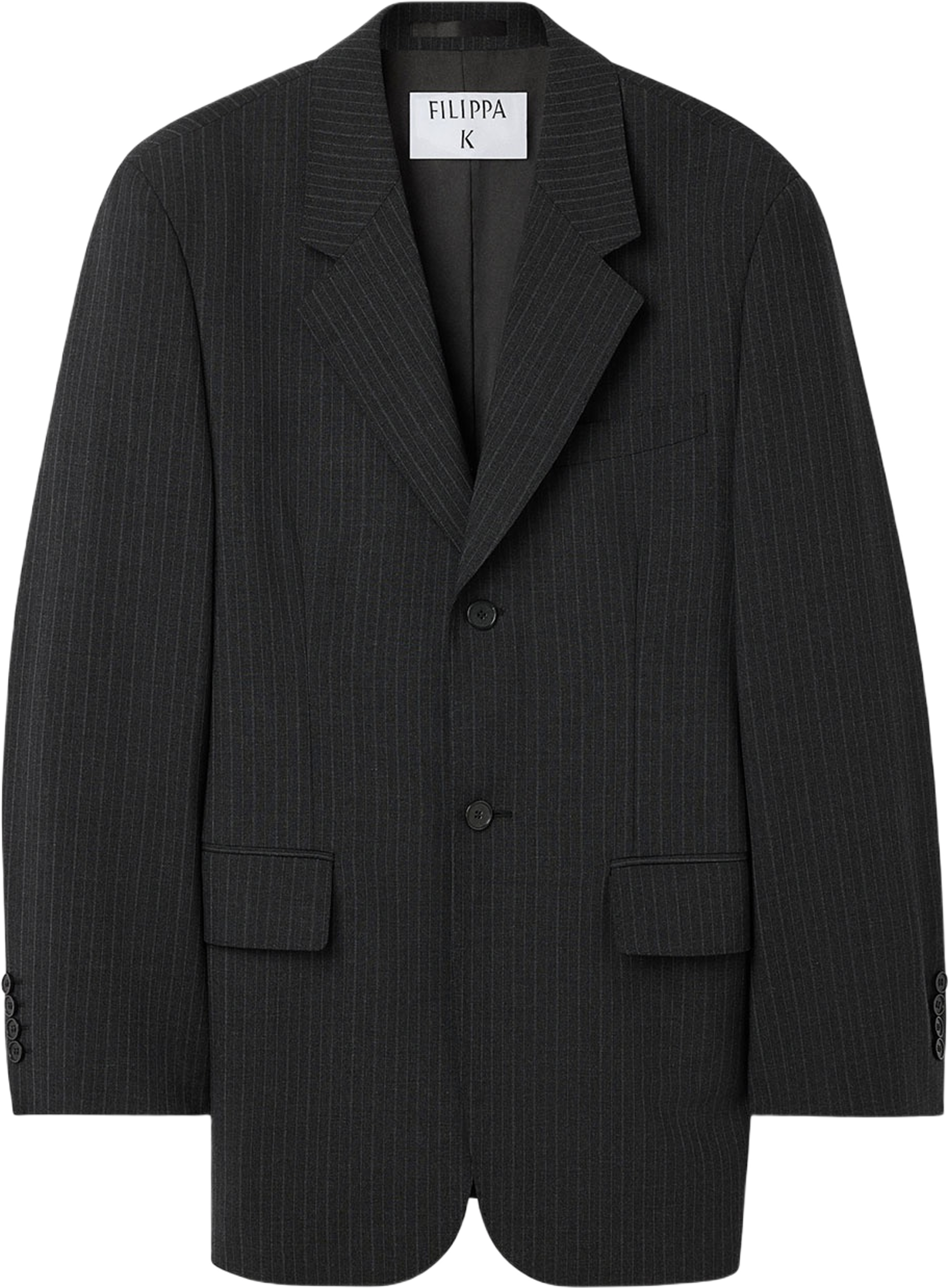 Hourglass Pinstripe Blazer