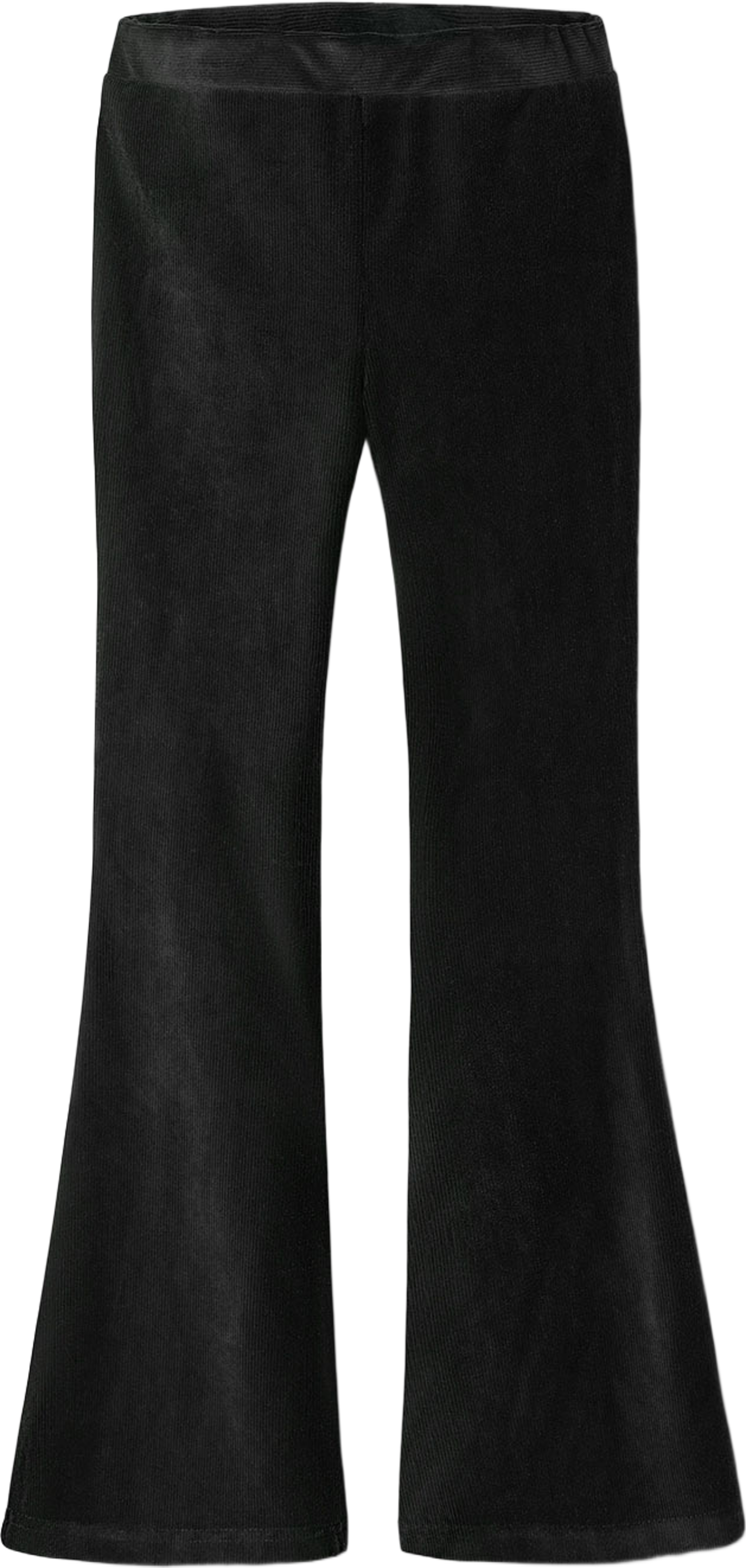 Nkforinge Bootcut Vel Pant, från Name It, i färgen Black. Klicka för att öppna bilden i stort format