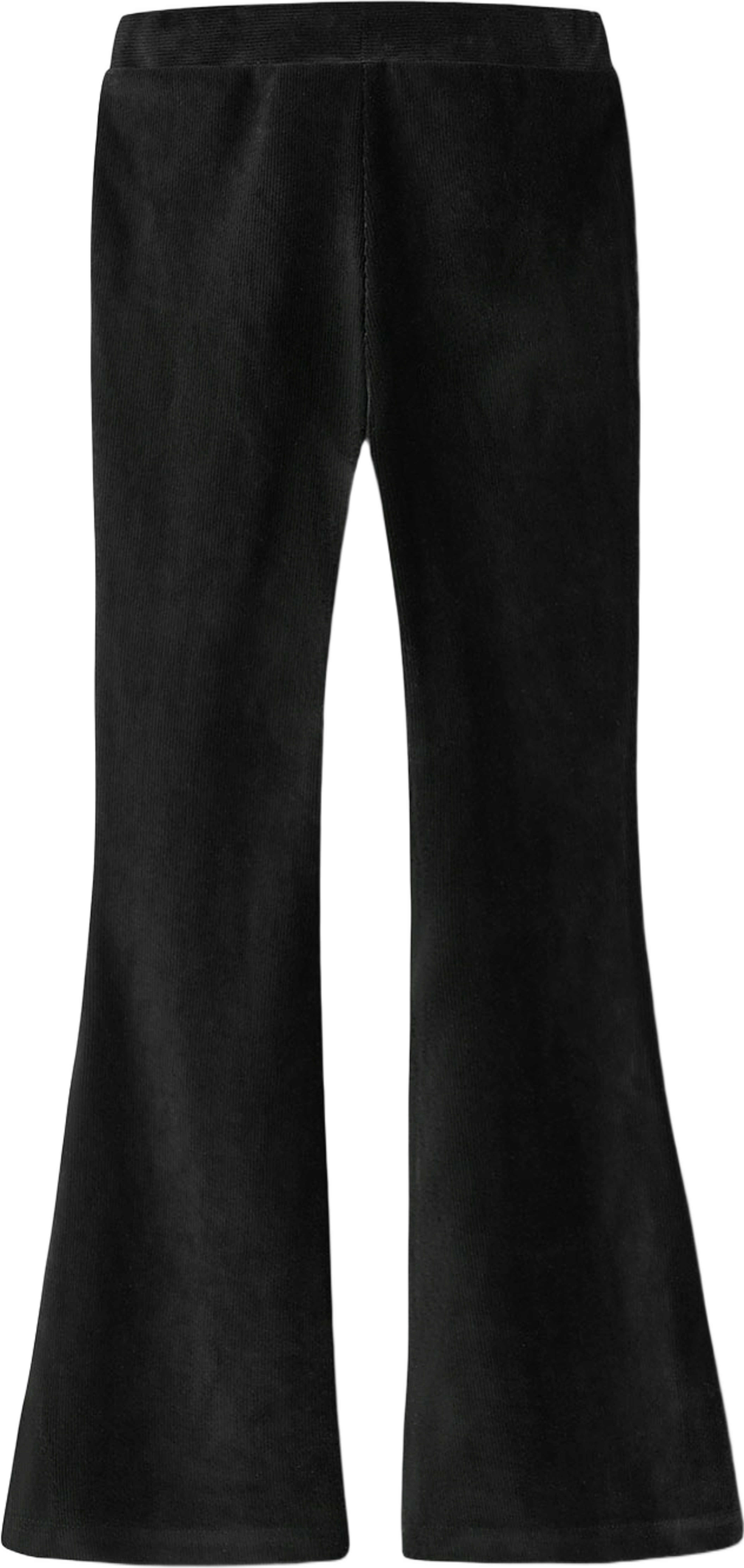 Nkforinge Bootcut Vel Pant, från Name It, i färgen Black. Klicka för att öppna bilden i stort format