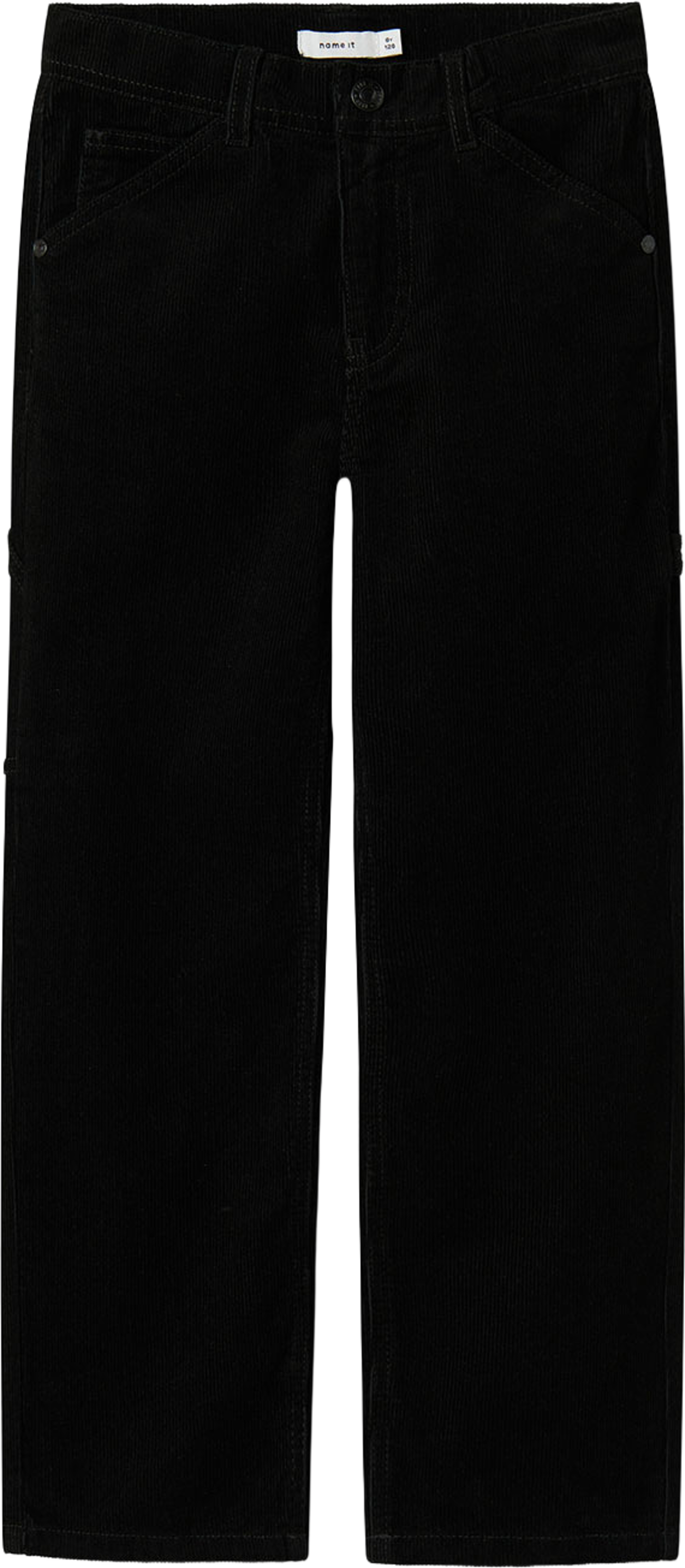 Nkmryan Straight Cord Pant 1995-Cy N, från Name It, i färgen Black. Klicka för att öppna bilden i stort format