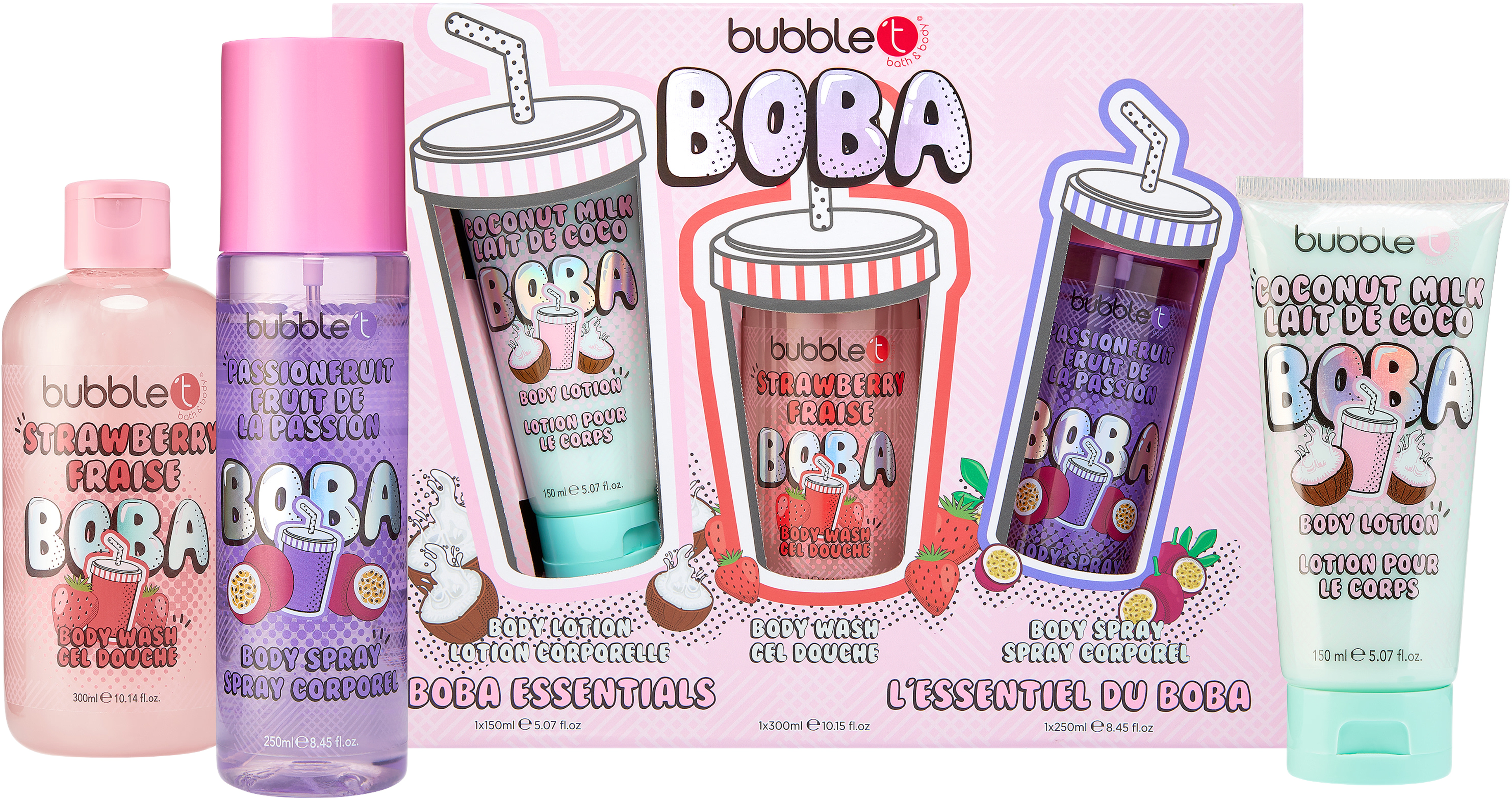 Boba Body Mixed Set, från BubbleT. Klicka för att öppna bilden i stort format