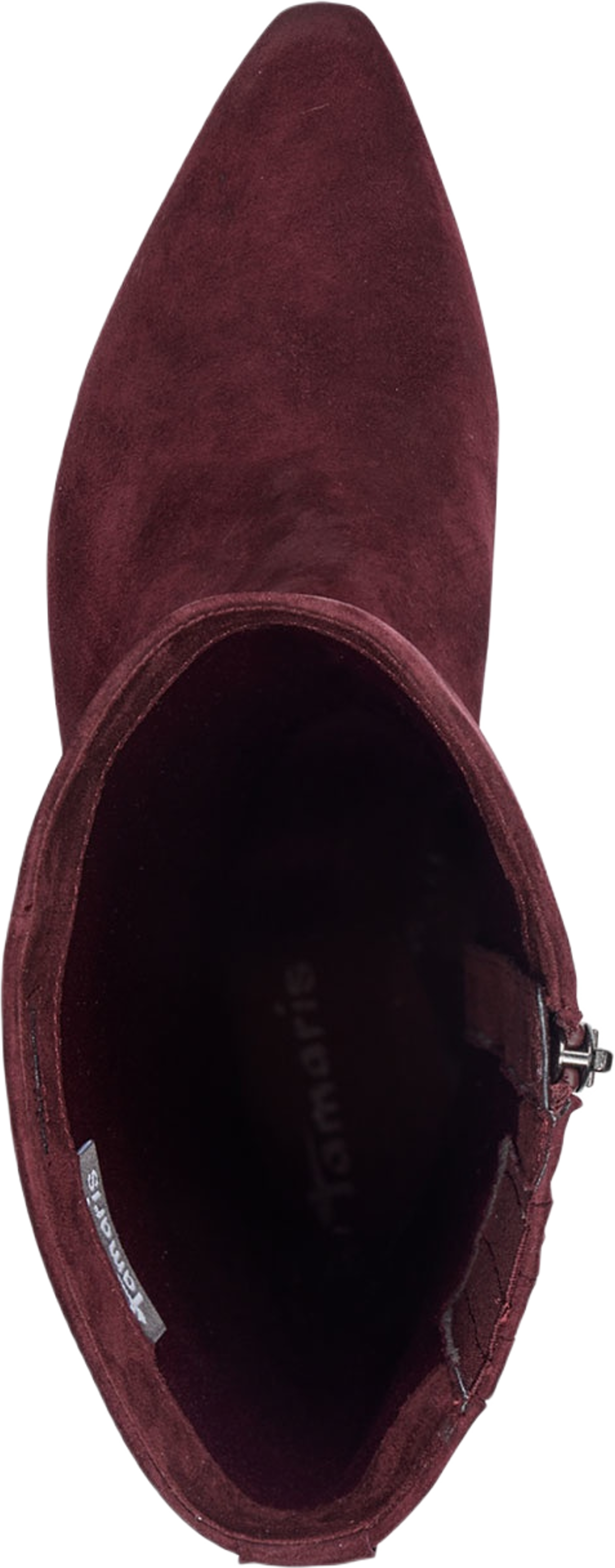 Stövlar, från Tamaris, i färgen Merlot. Klicka för att öppna bilden i stort format