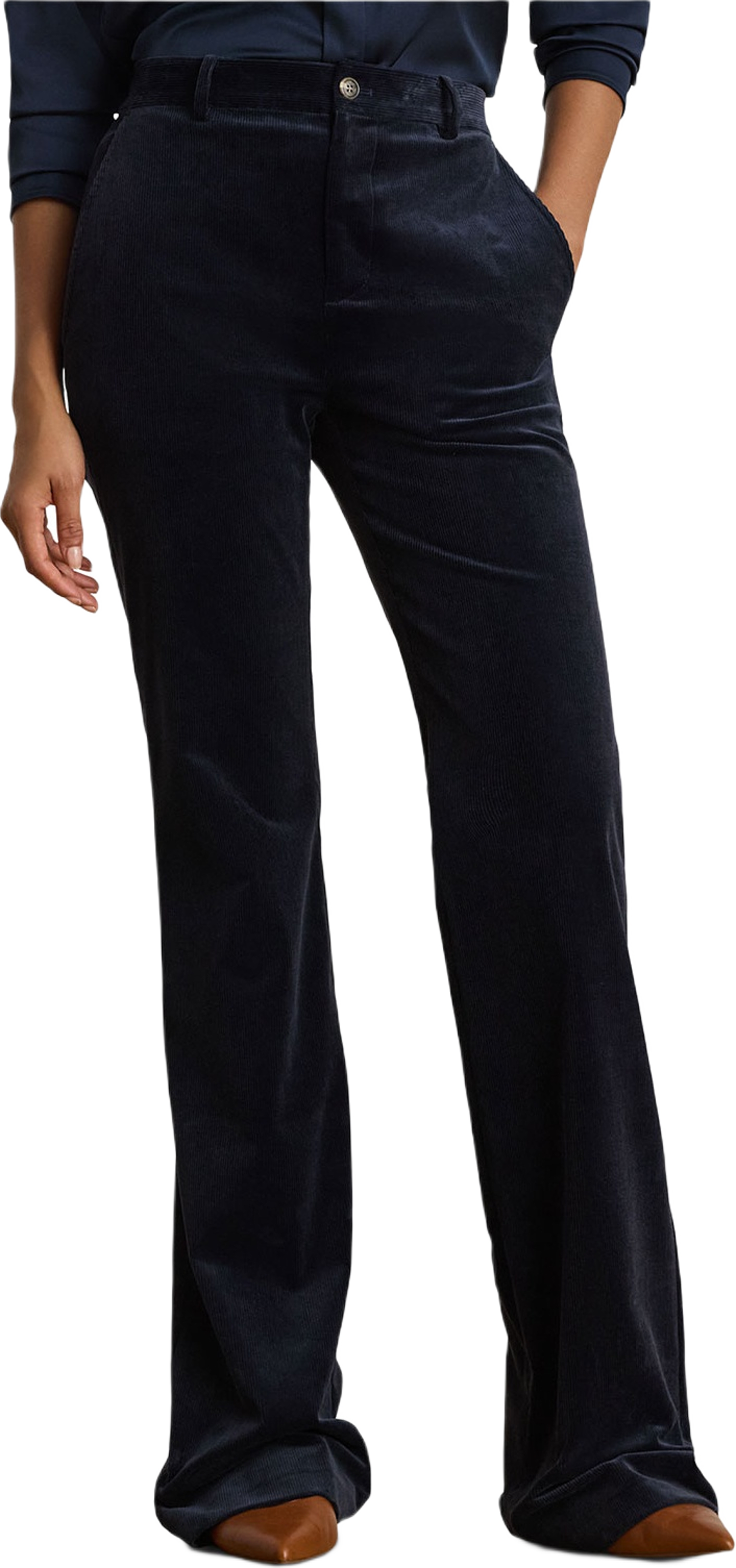 High-Rise Corduroy Flare Pant