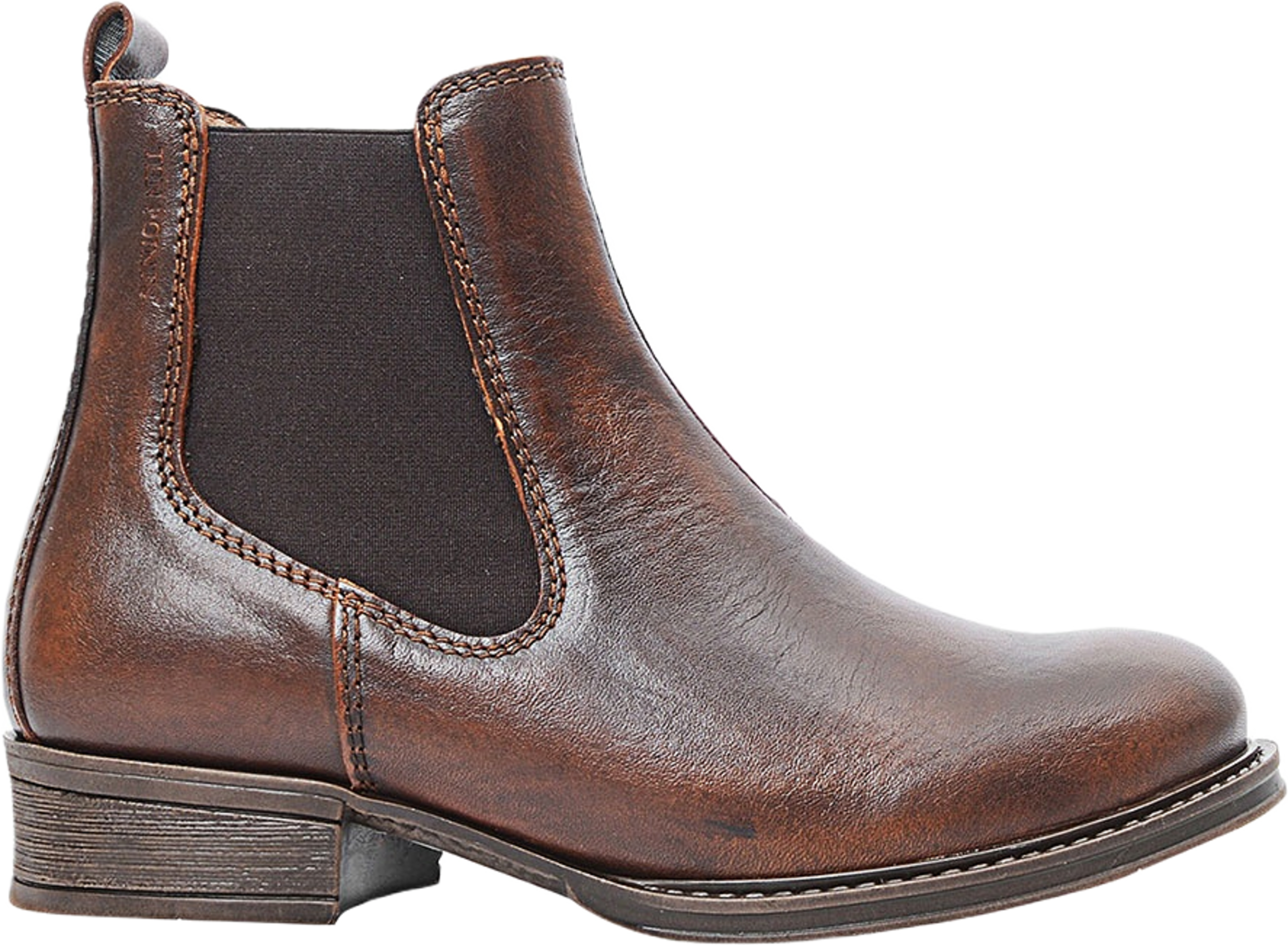 Pandora Chelsea Boot, från Ten points, i färgen Rust.