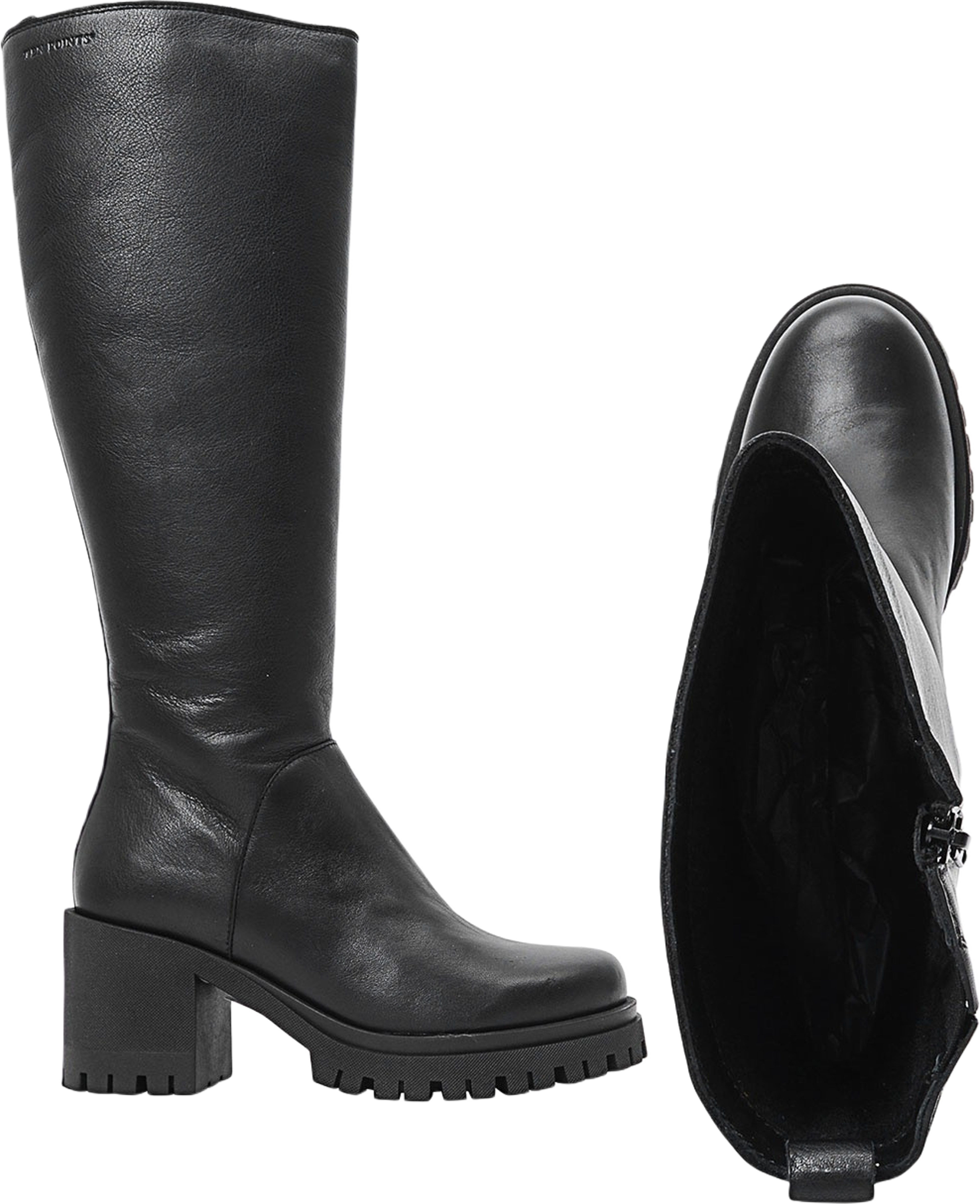 Ylva High Boot, från Ten points, i färgen Black.