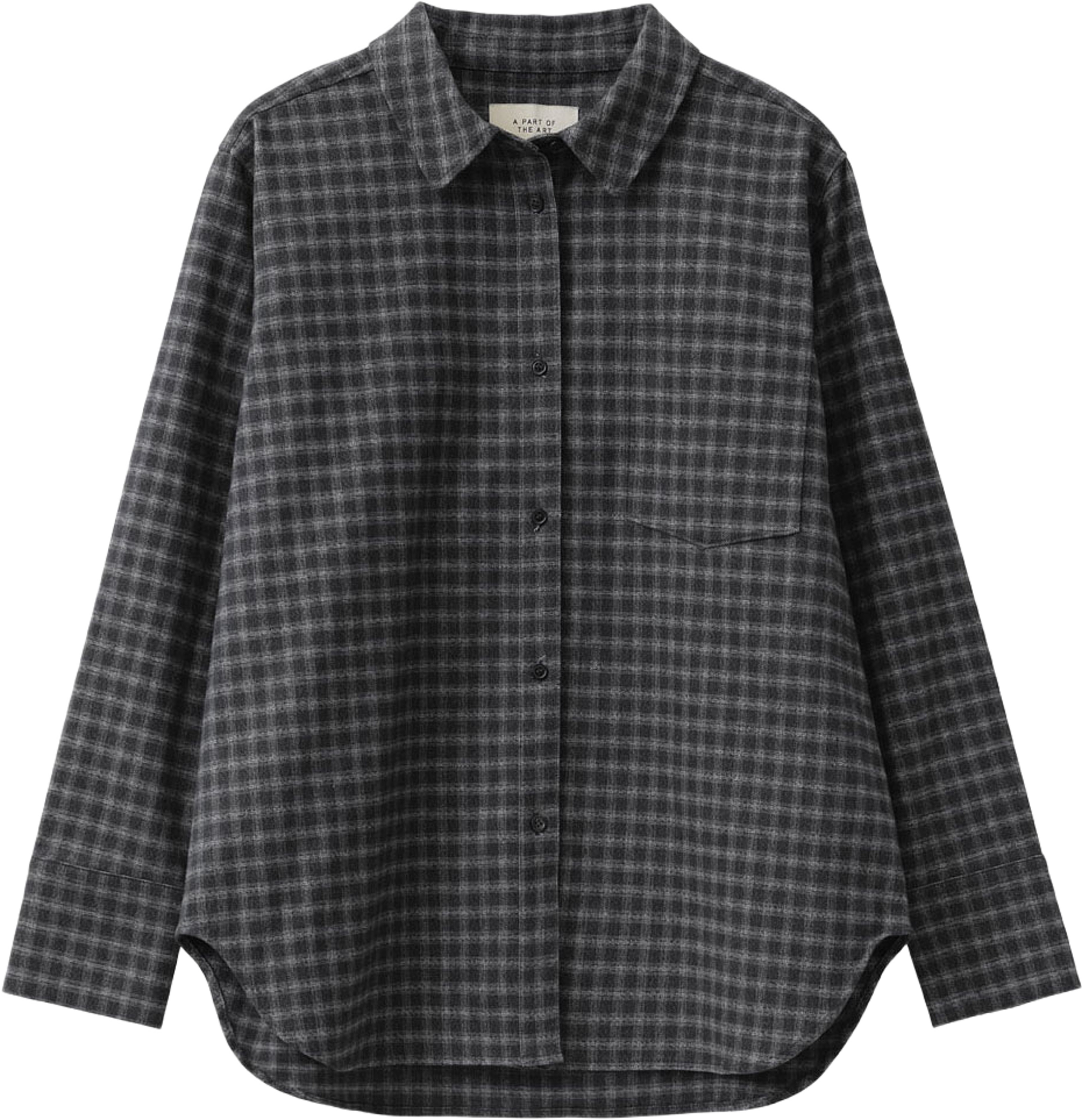 Bold Shirt Soft Wool, från A Part Of The Art, i färgen Black Check. Klicka för att öppna bilden i stort format