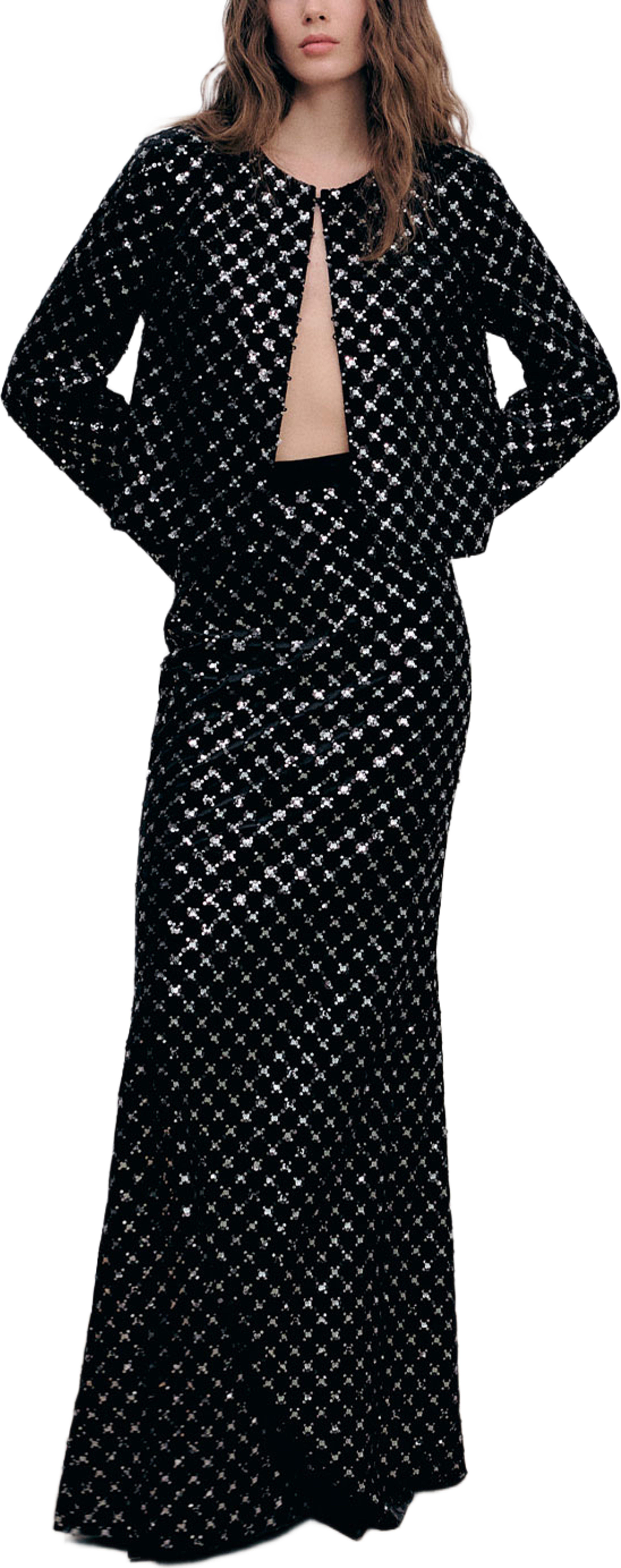 Tabitha Jacket, från Ida Sjöstedt, i färgen Black Glimmer. Klicka för att öppna bilden i stort format