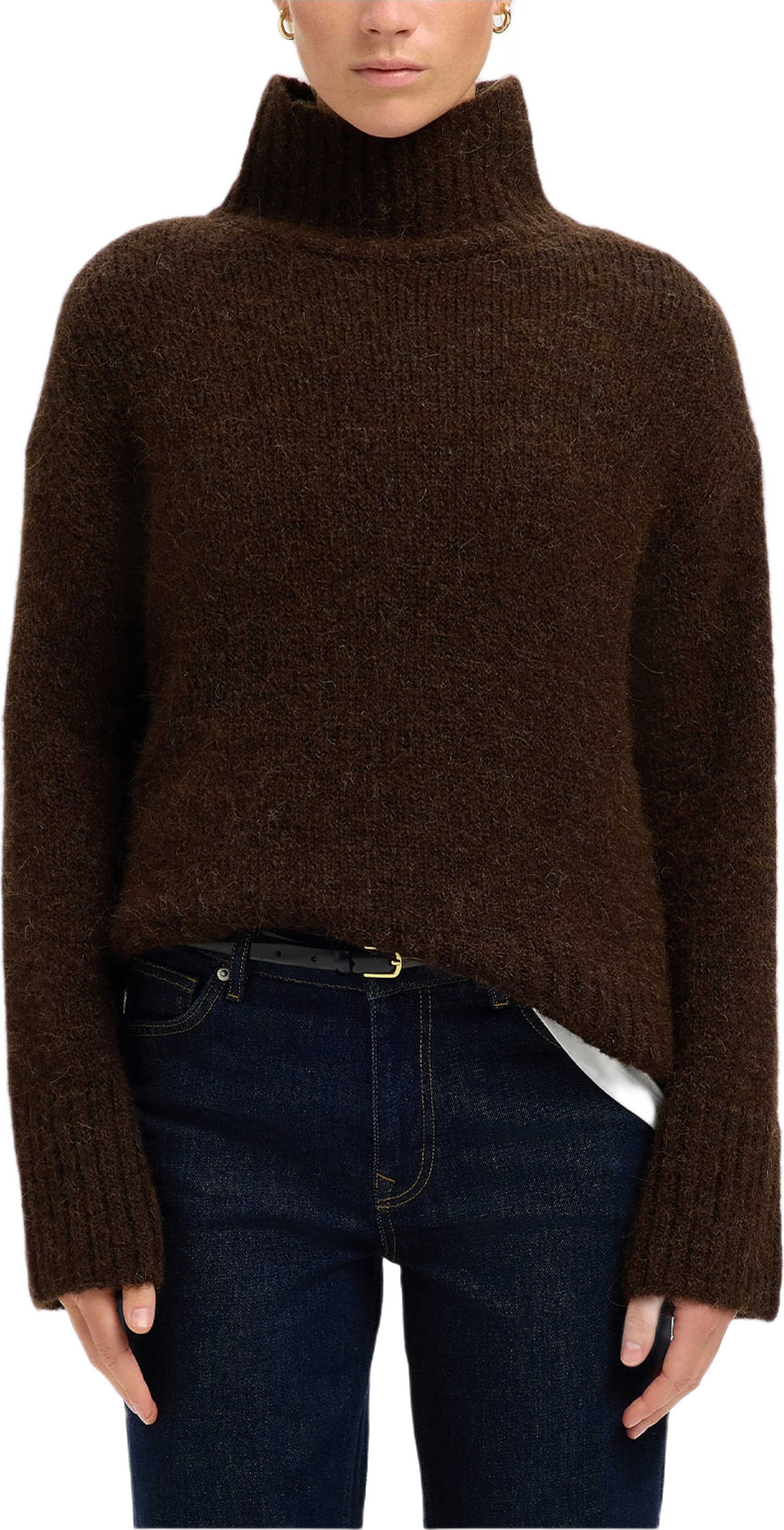 SLFGABRIELLA Pullover, från Selected Femme, i färgen Delicioso Melange.