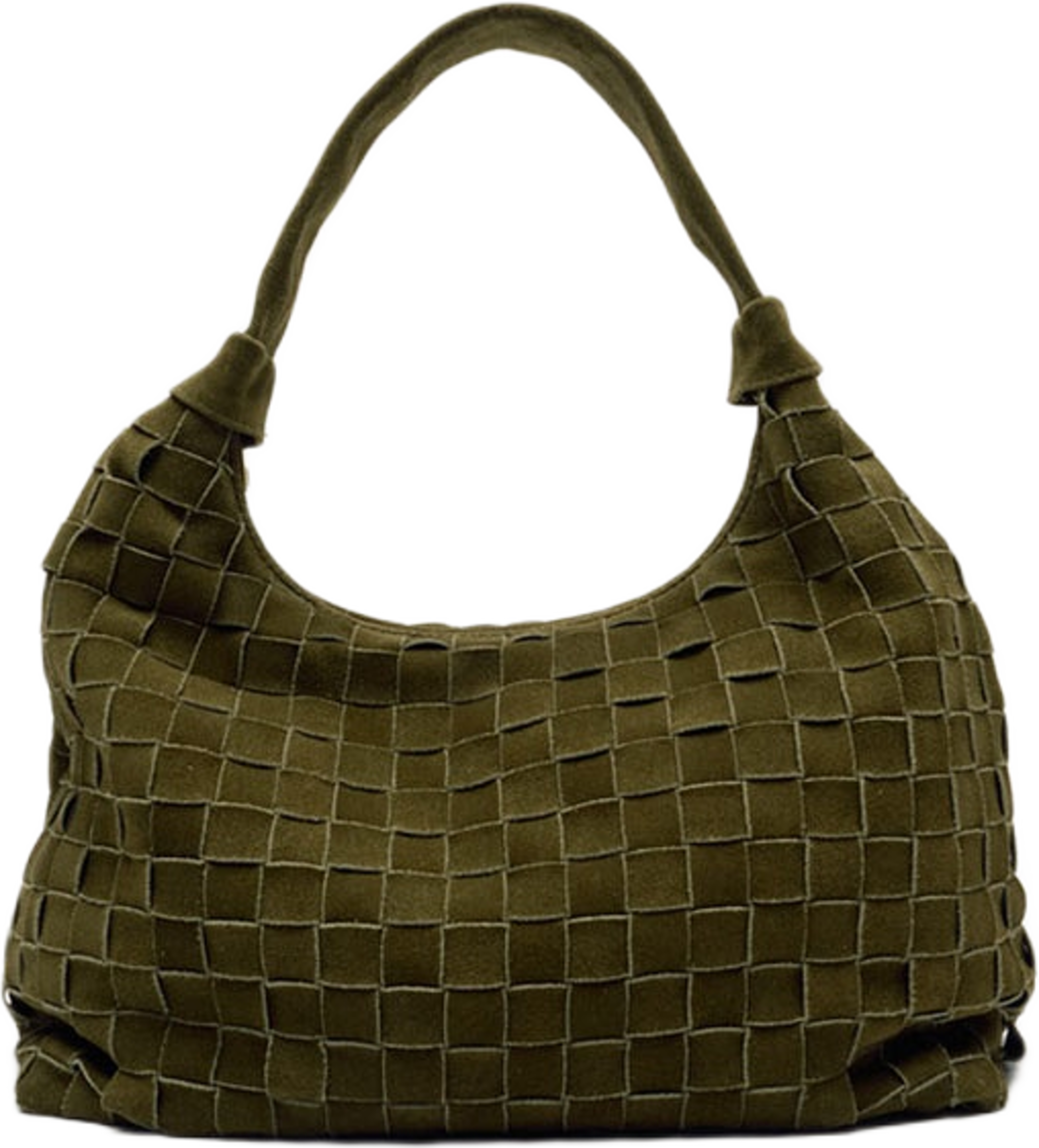 Big Dandy Braided Suede w. Gold, från Nunoo, i färgen Dark Olive. Klicka för att öppna bilden i stort format