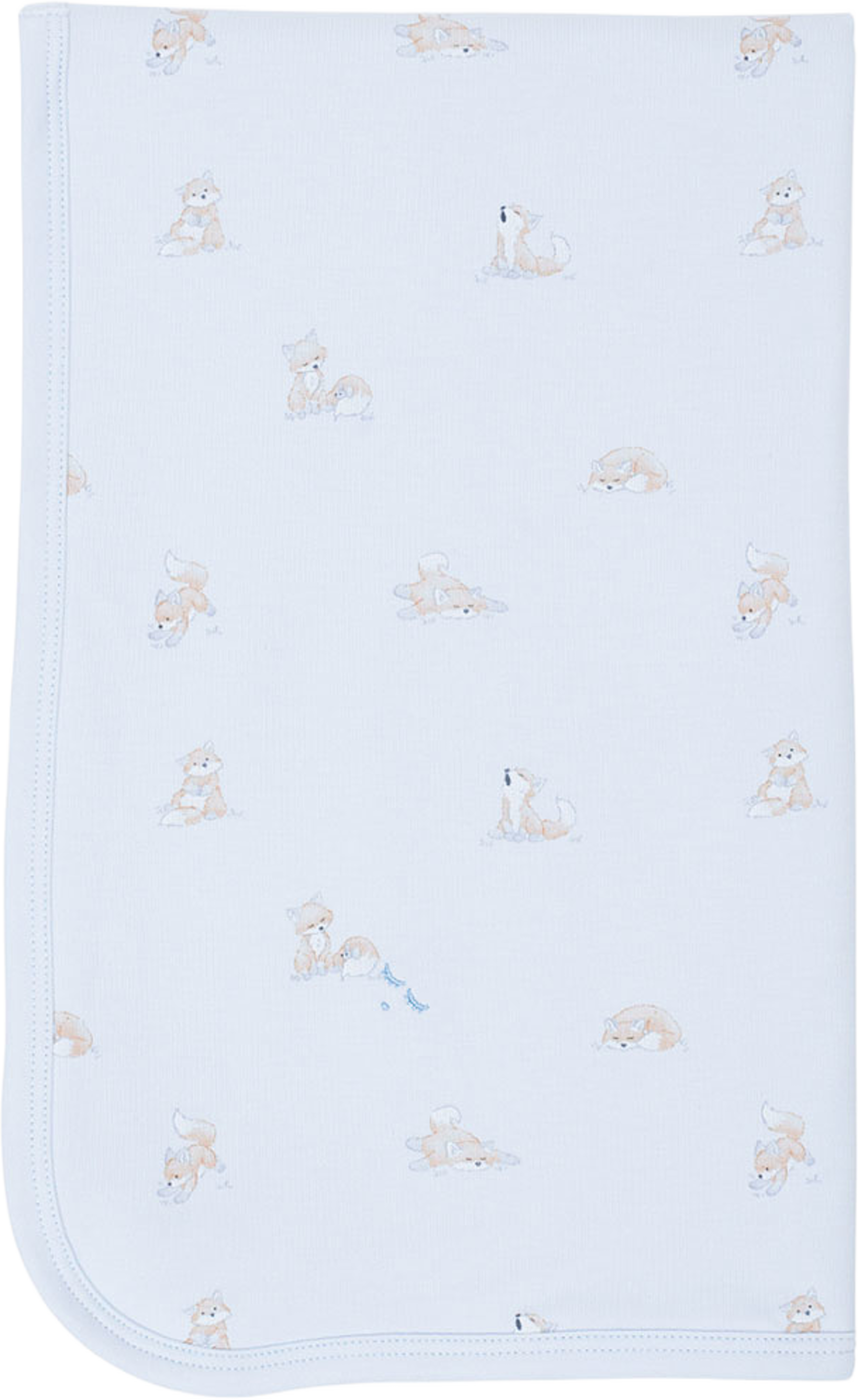 Foxes Blanket, från Livly, i färgen Blue. Klicka för att öppna bilden i stort format