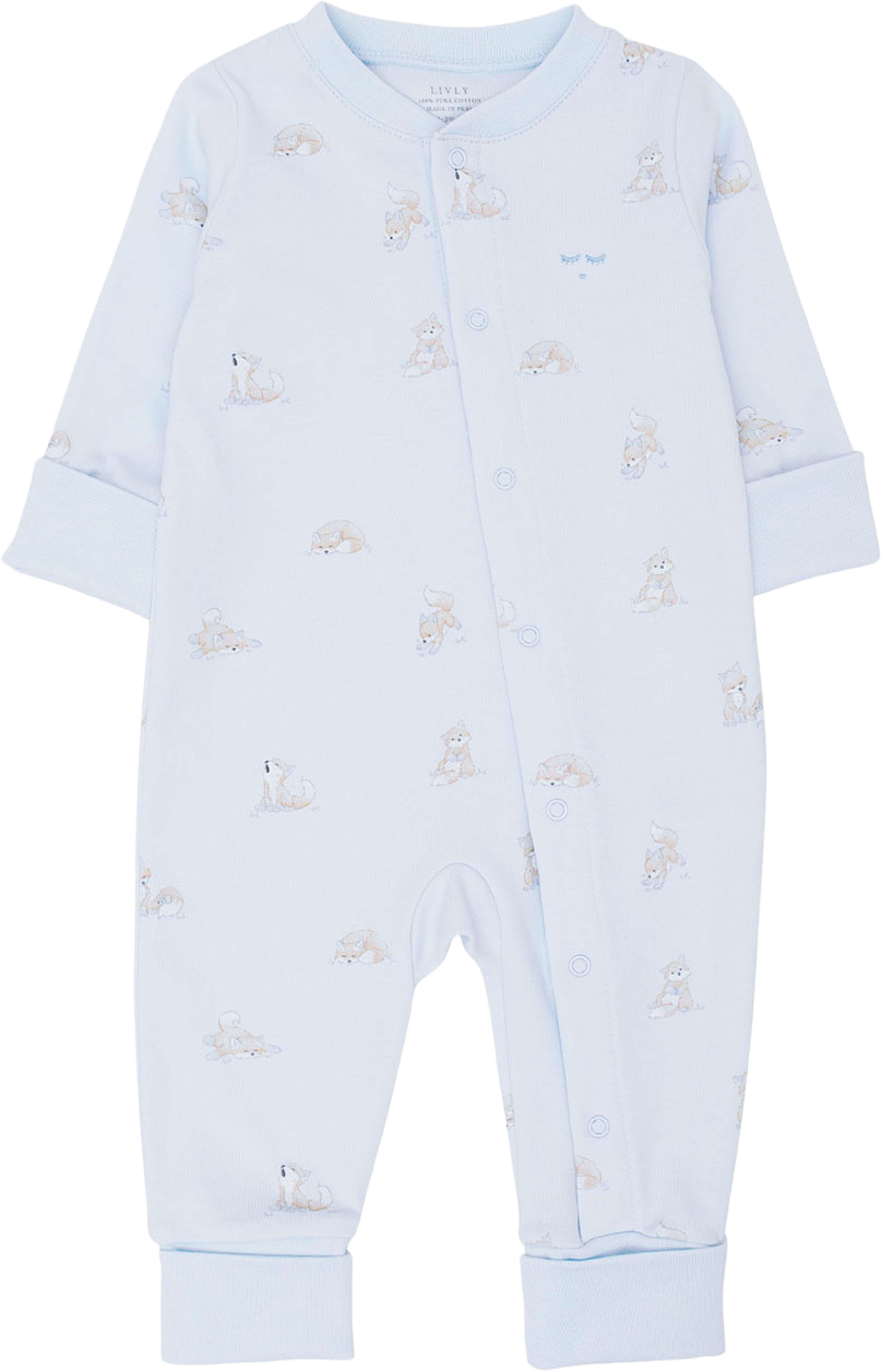 Foxes Overall, från Livly, i färgen Blue. Klicka för att öppna bilden i stort format