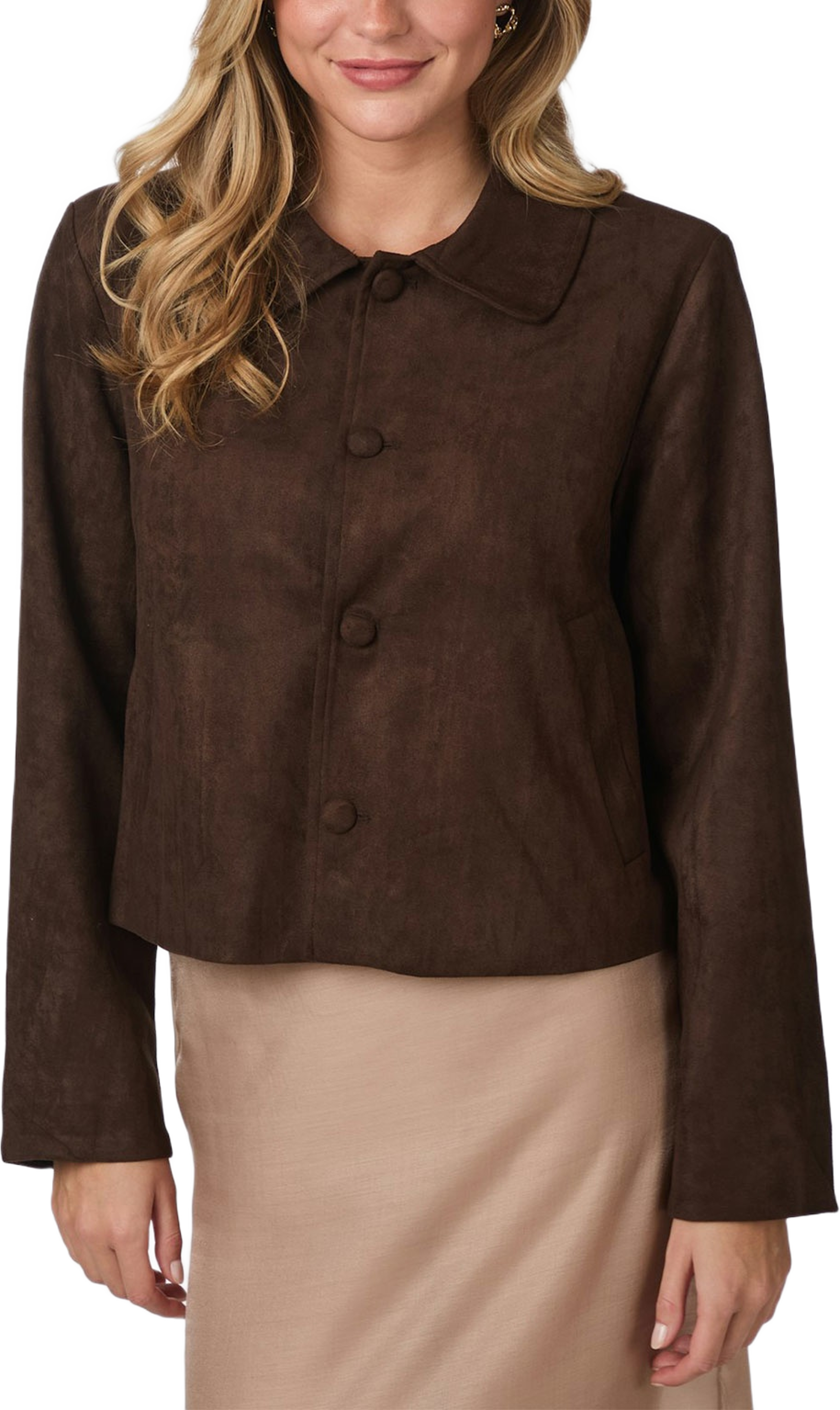 Nilo Faux Suede Jacket