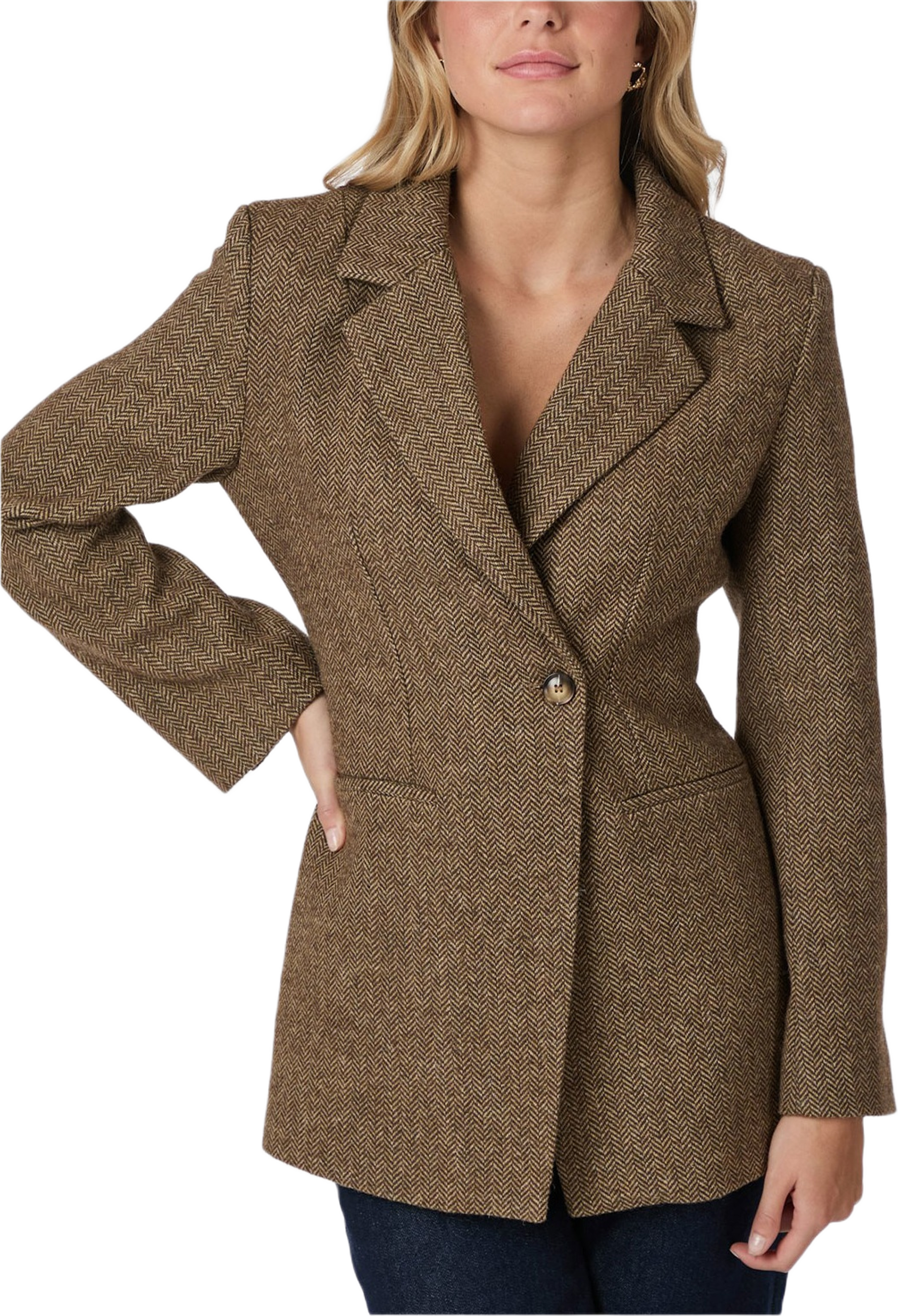 Bowie Herringbone Blazer