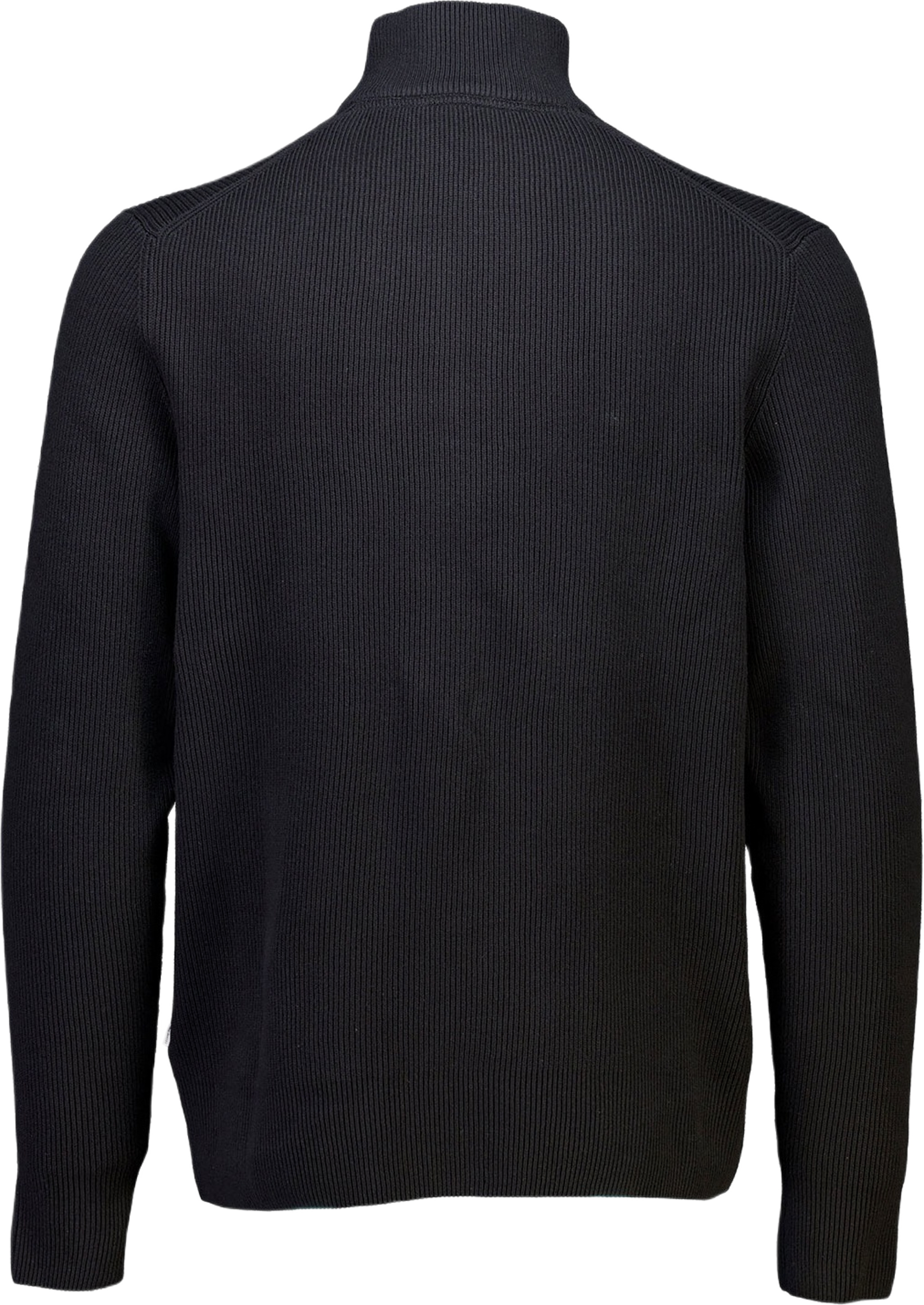 Half Zip Rib Knit