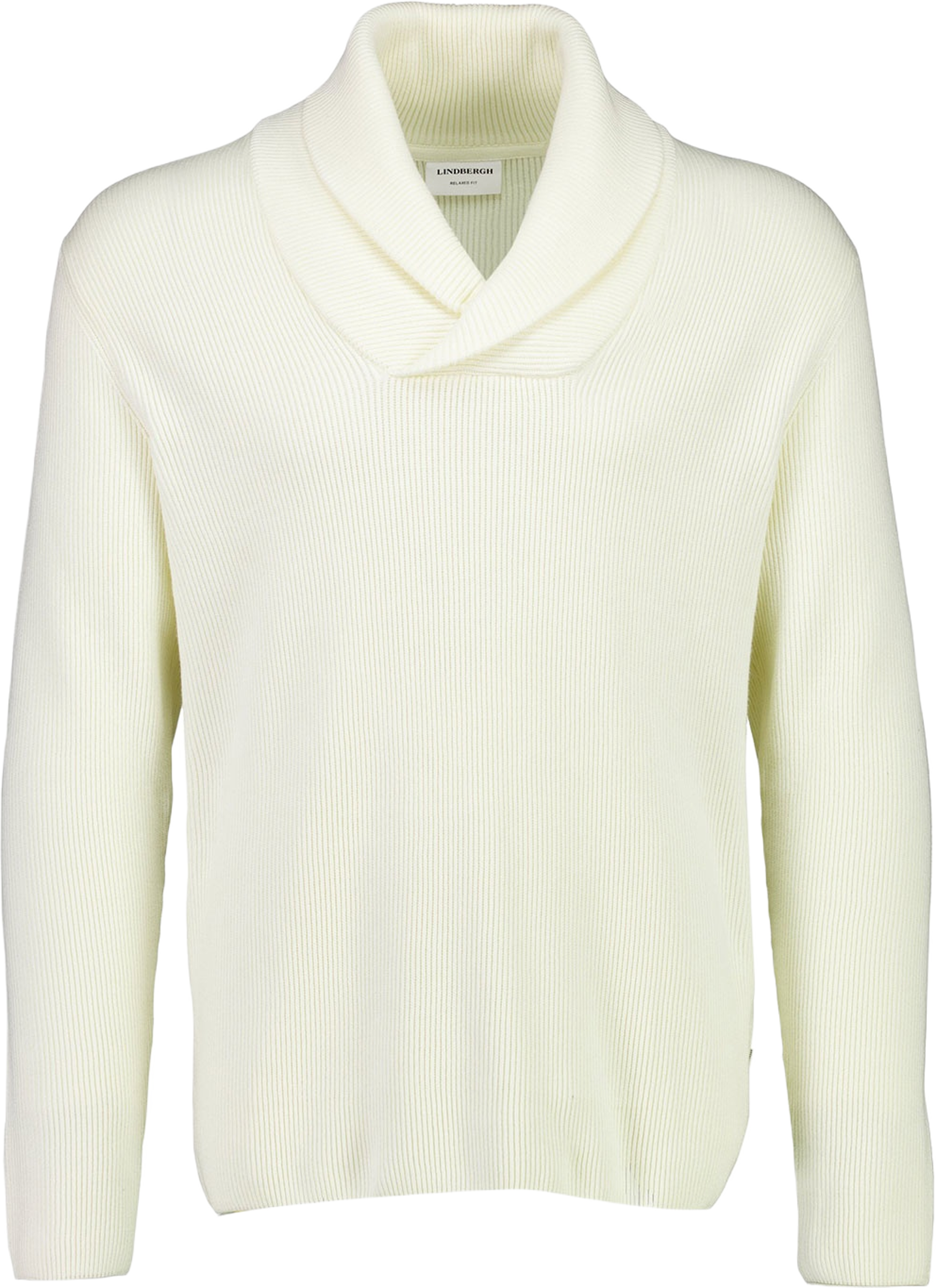 Shawl Collar Rib Knit