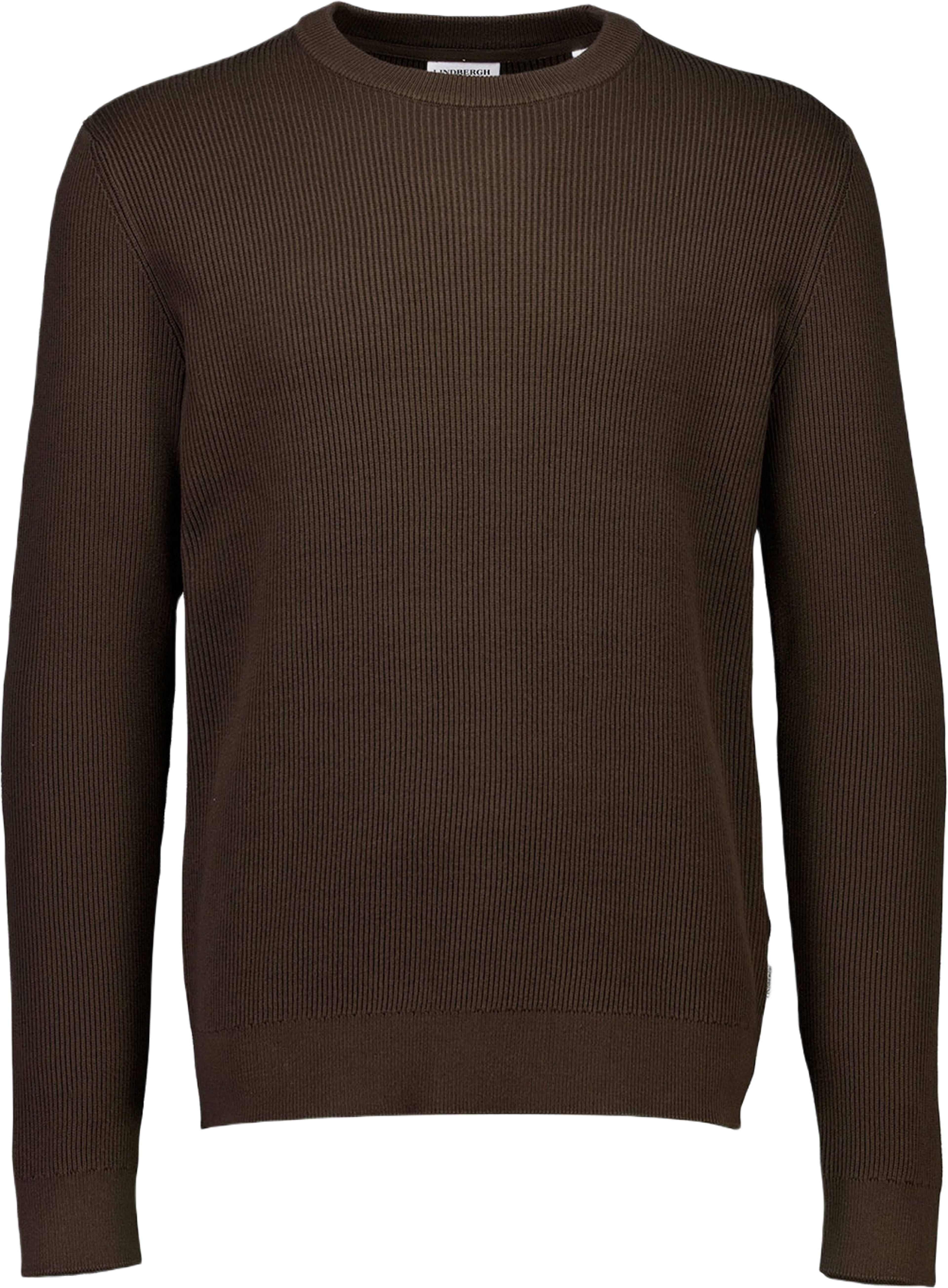 Rib Knitted O-Neck Knit