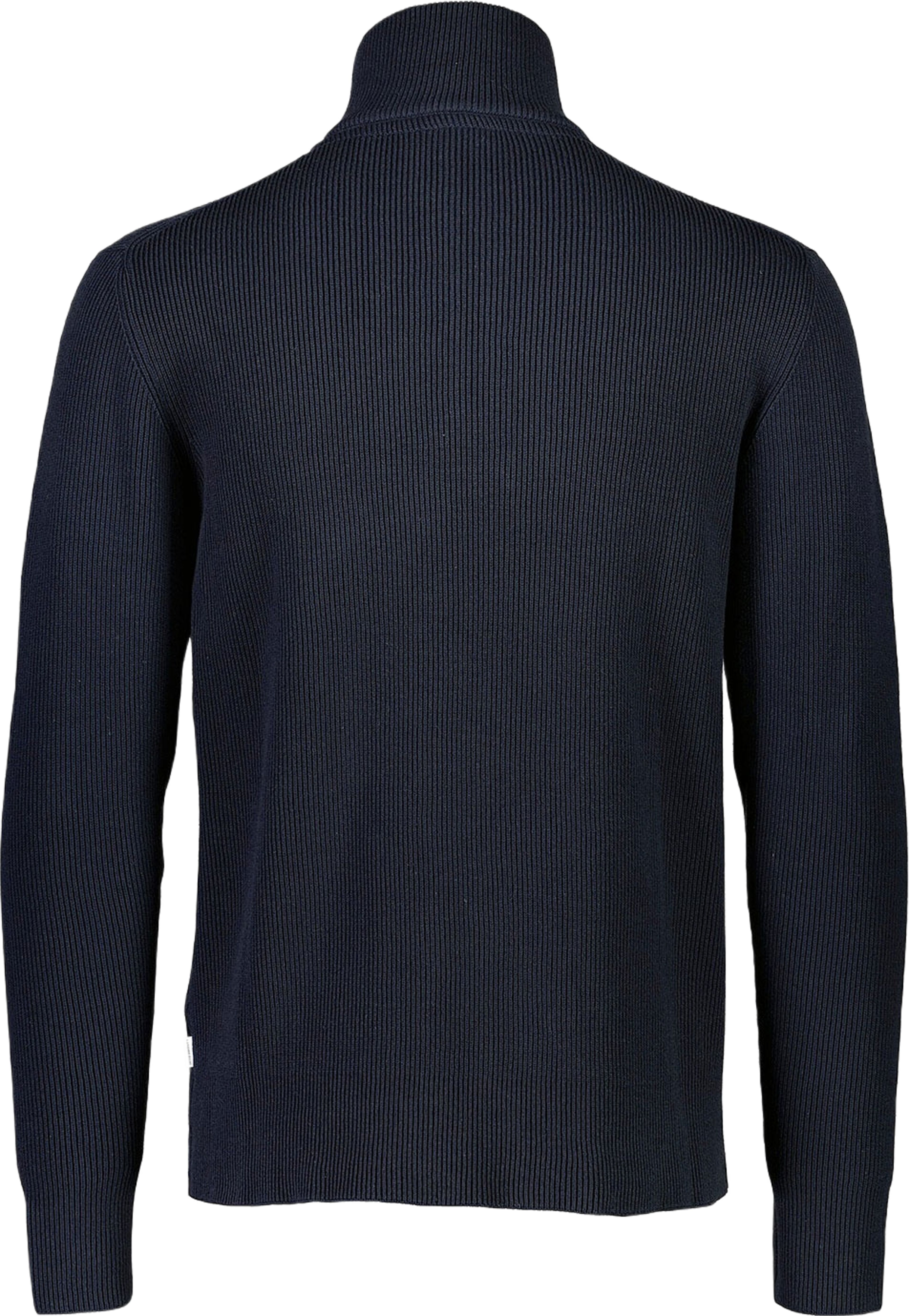 Half Zip Rib Knit
