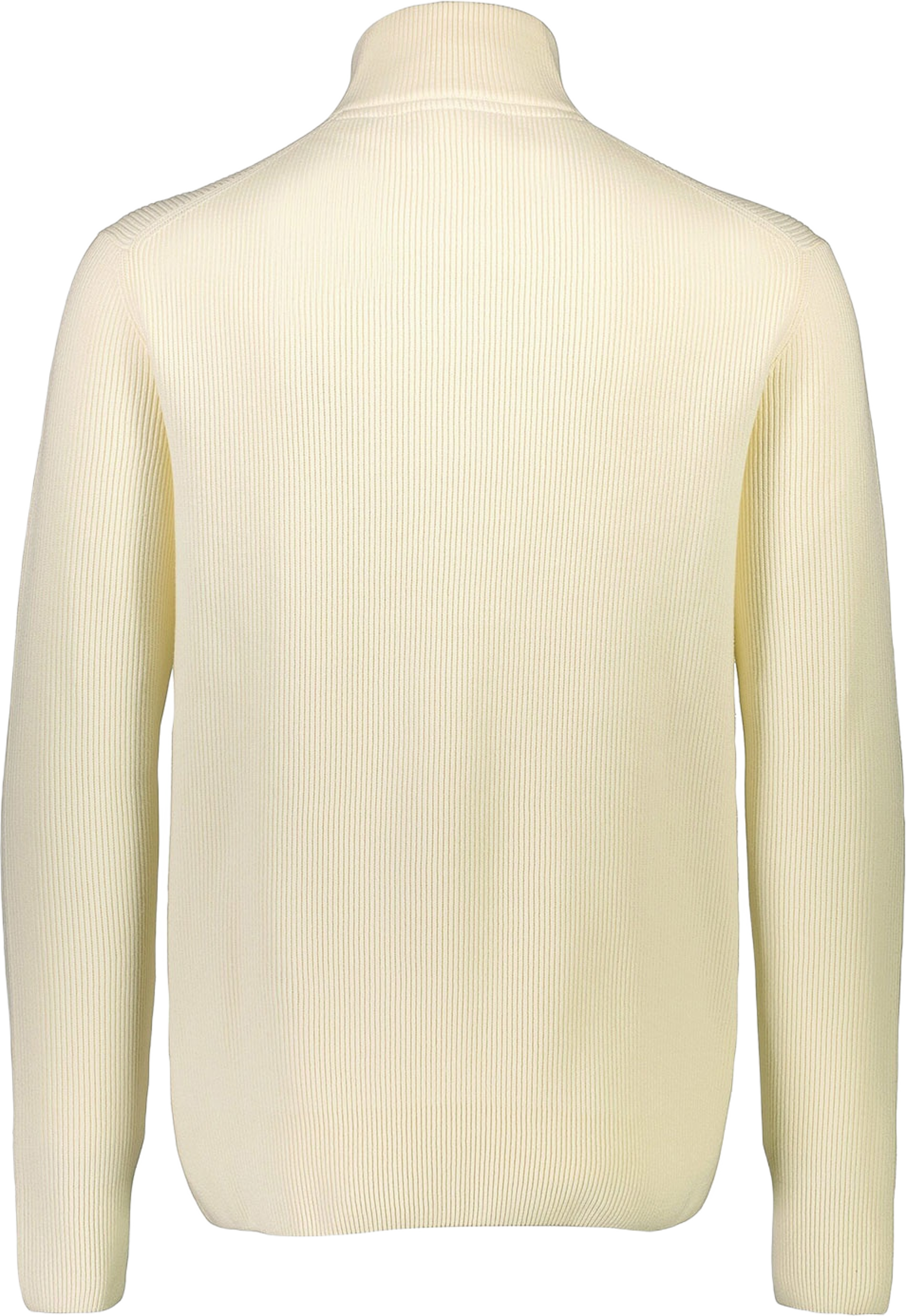Half Zip Rib Knit