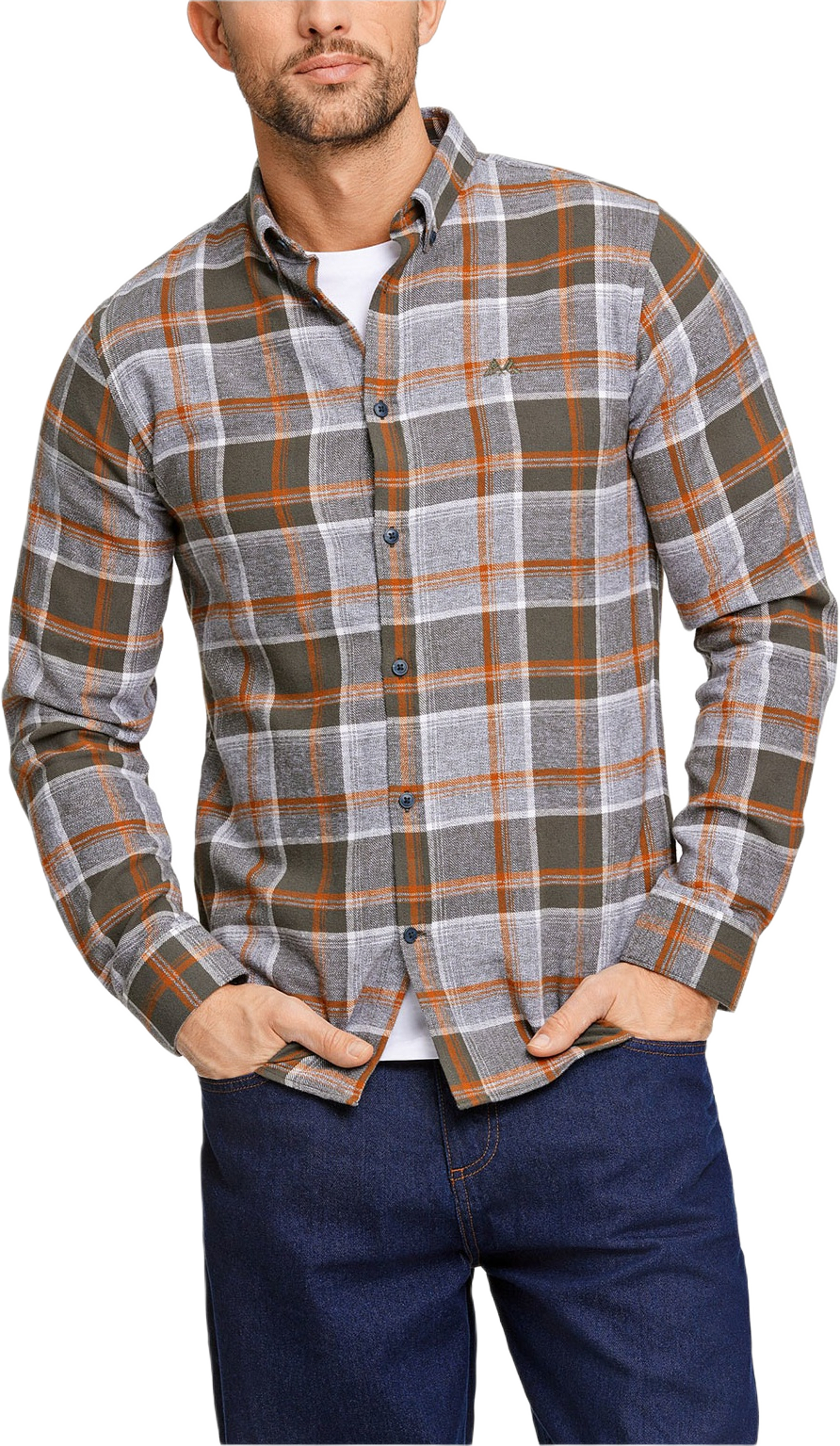 Brushed Checked Shirt L/S