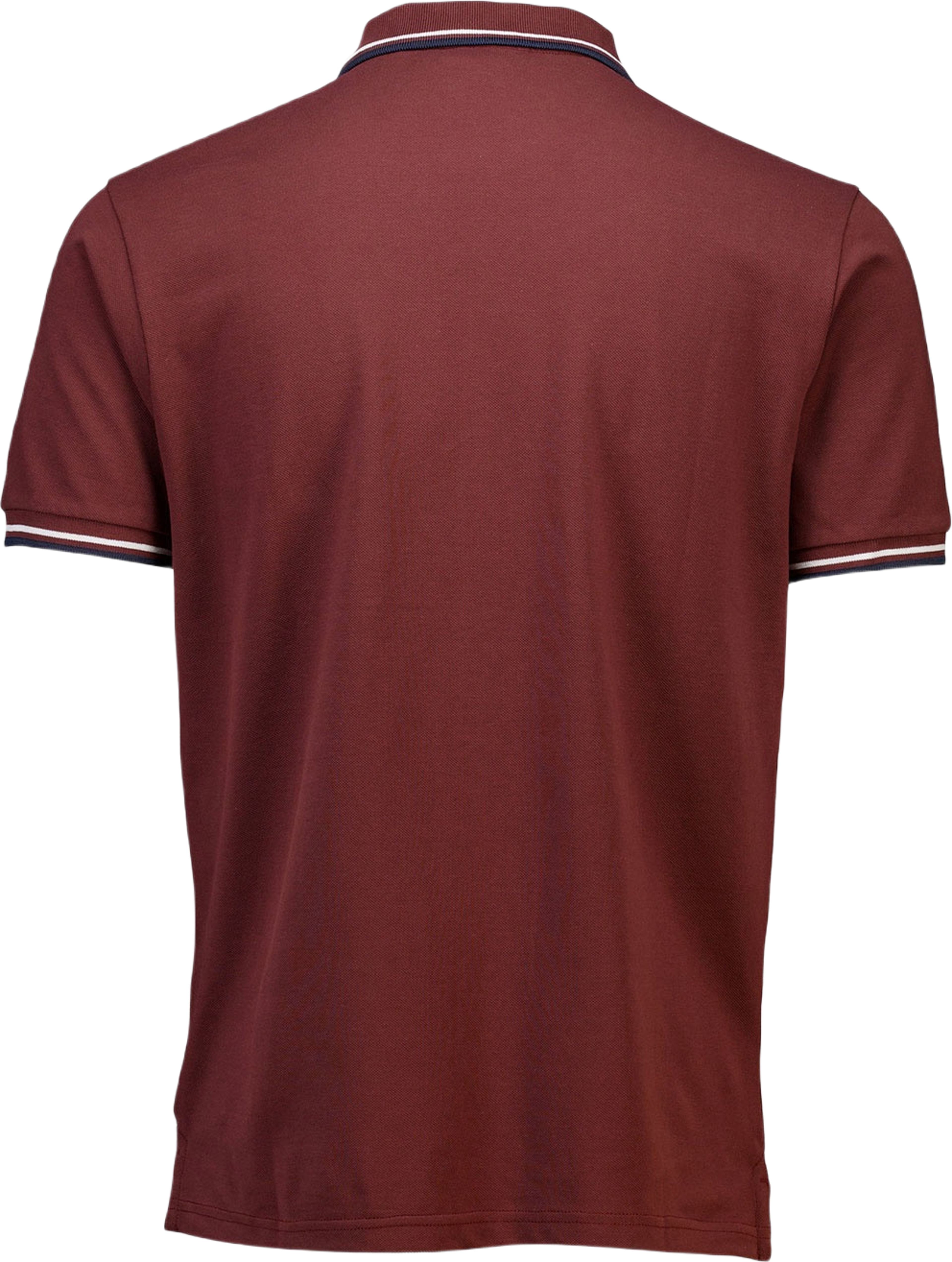 Polo shirt w. contrast piping
