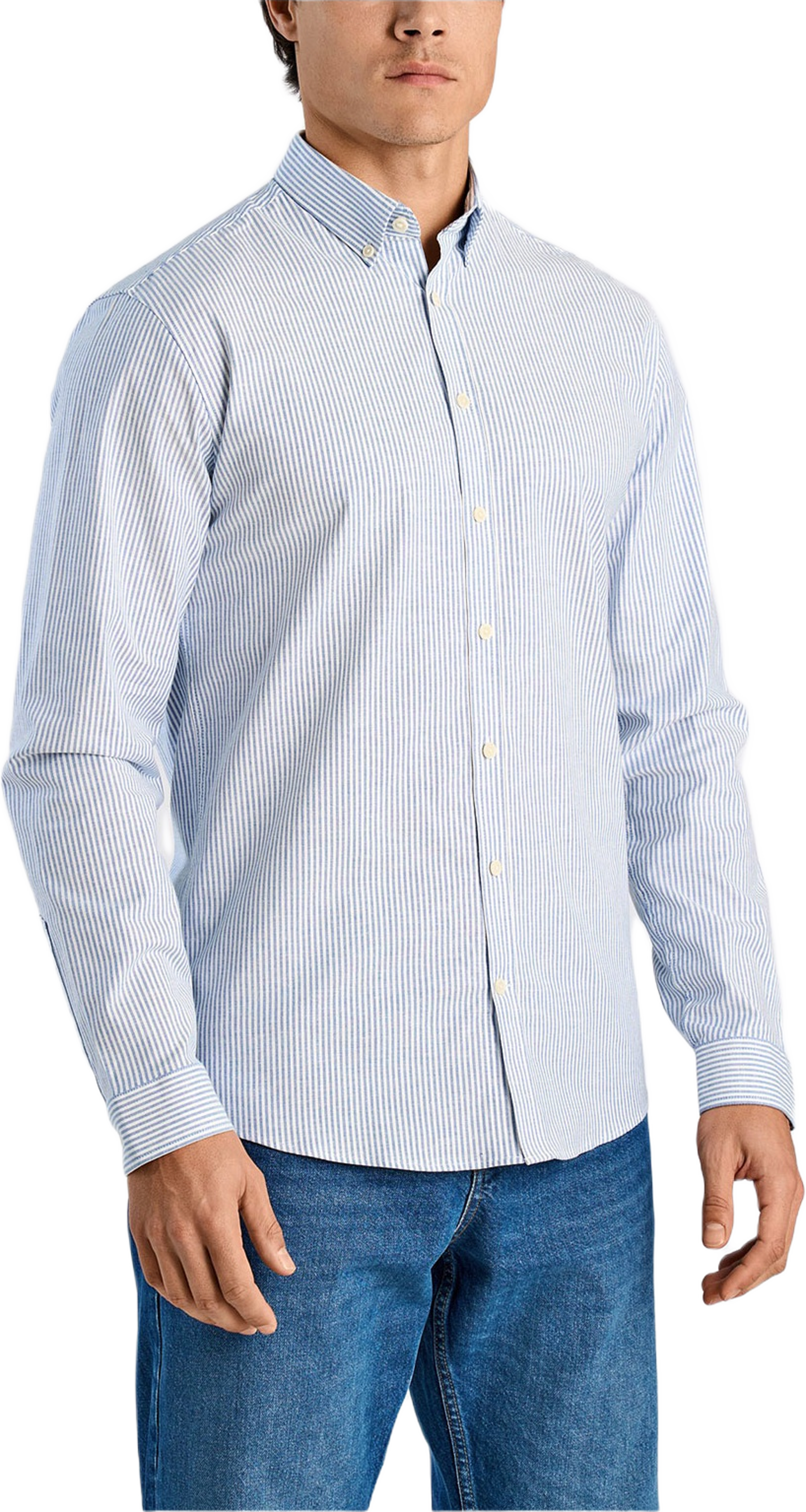 Striped Superflex Oxford L/S