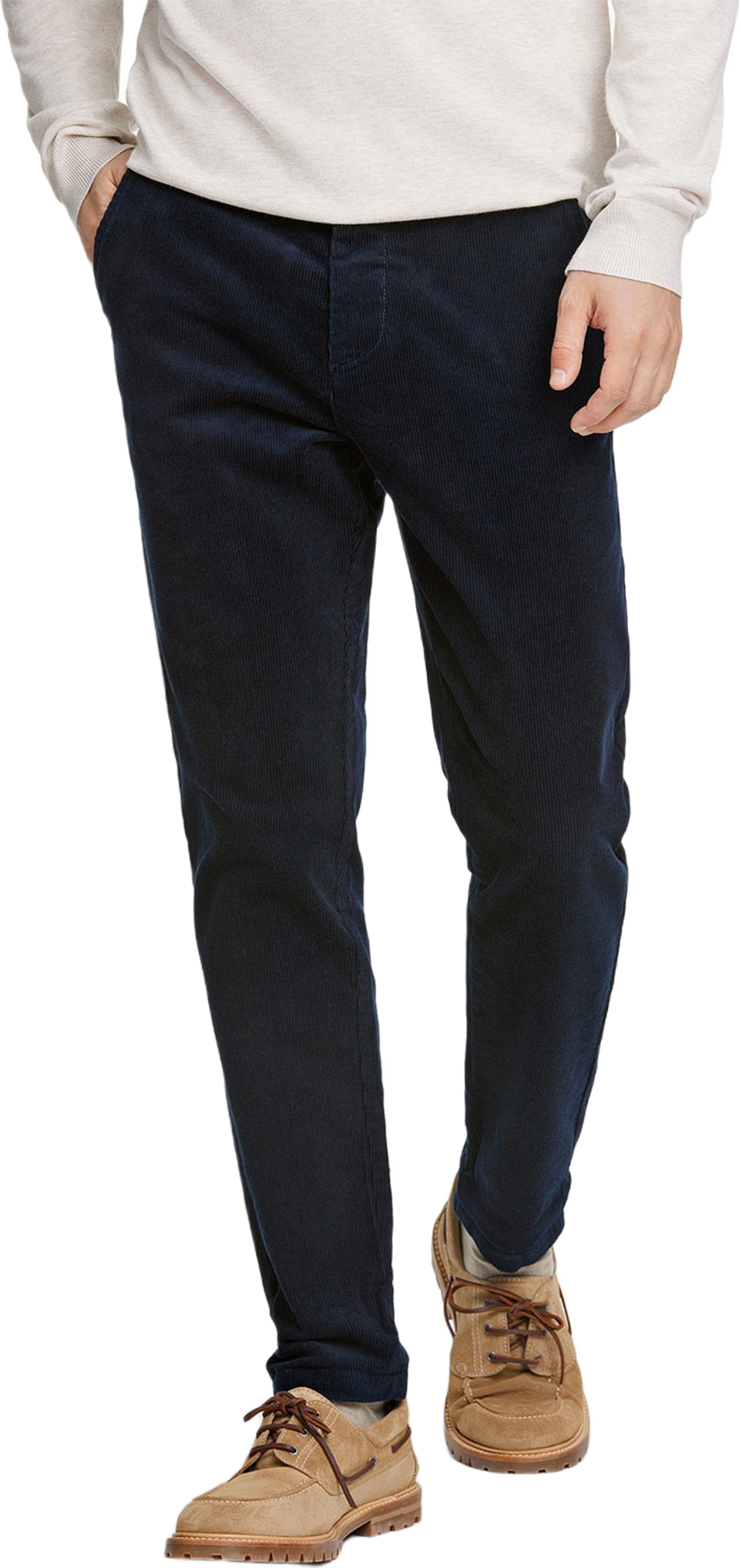 Cropped Corduroy Pants
