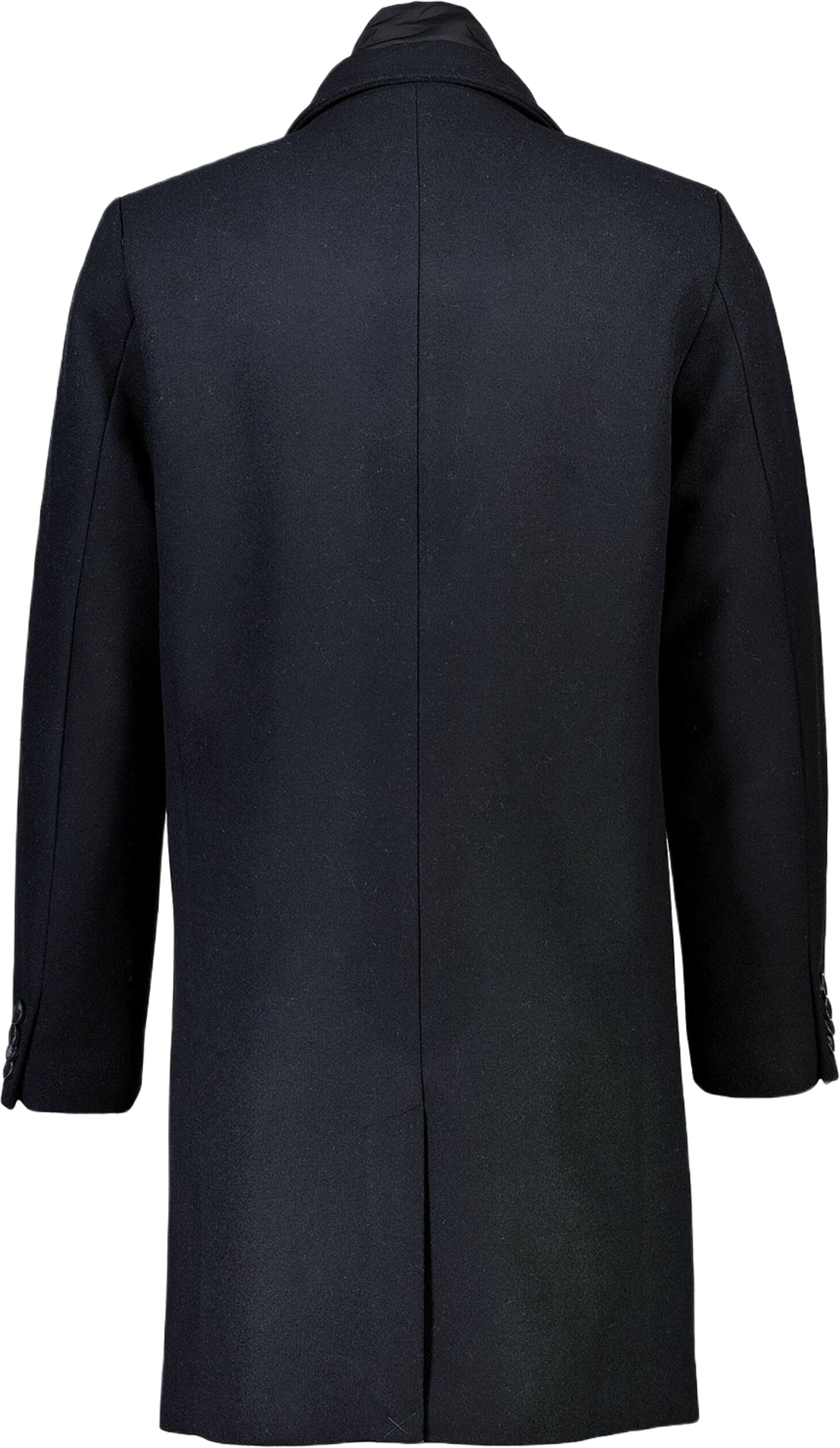 Detachable Collar Lapel Coat, från Lindbergh, i färgen Black. Klicka för att öppna bilden i stort format