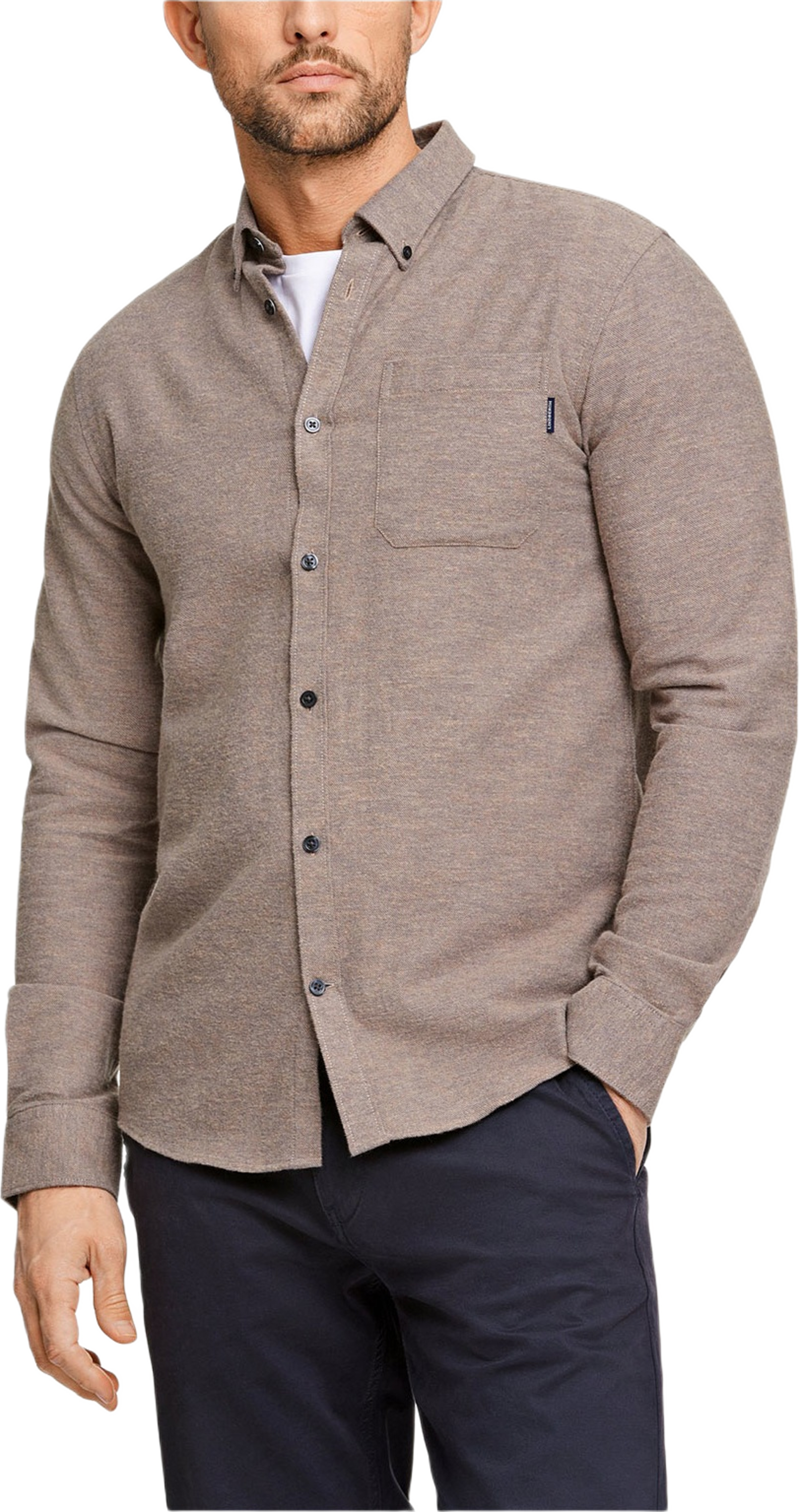 Brushed Twill Shirt L/S