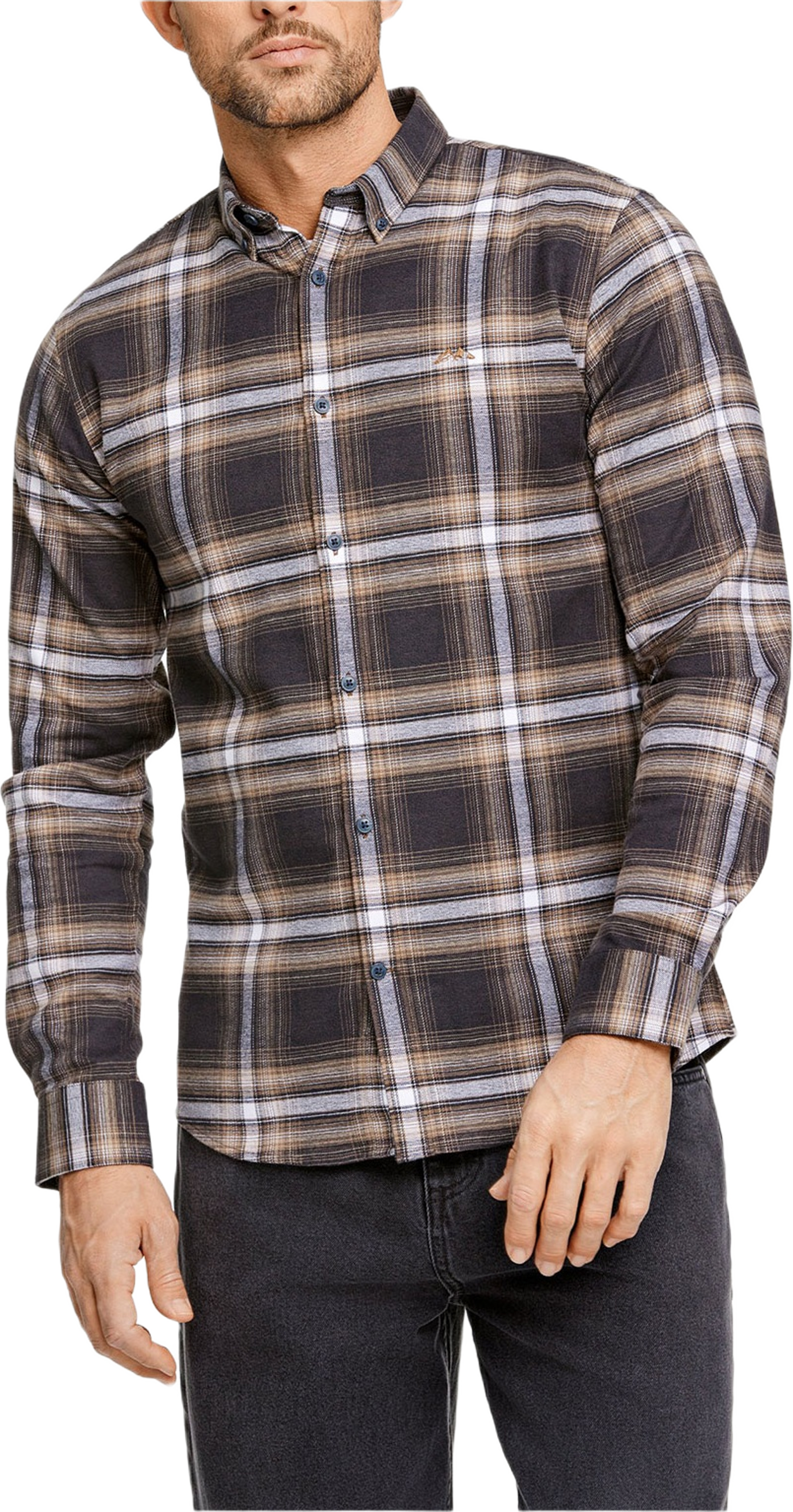 Brushed Checked Shirt L/S