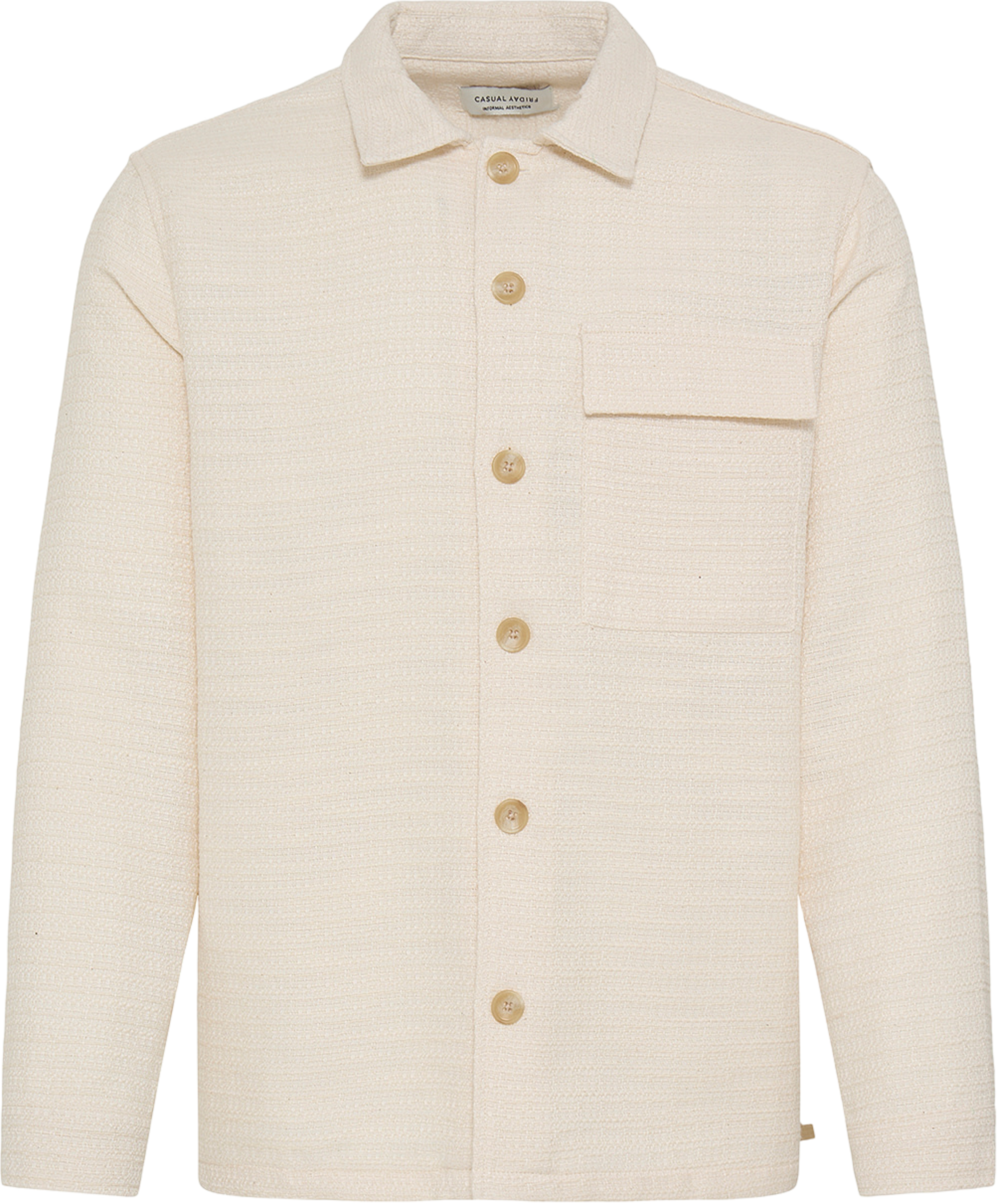 Matt Structured Overshirt, från Casual Friday, i färgen Jet Stream. Klicka för att öppna bilden i stort format