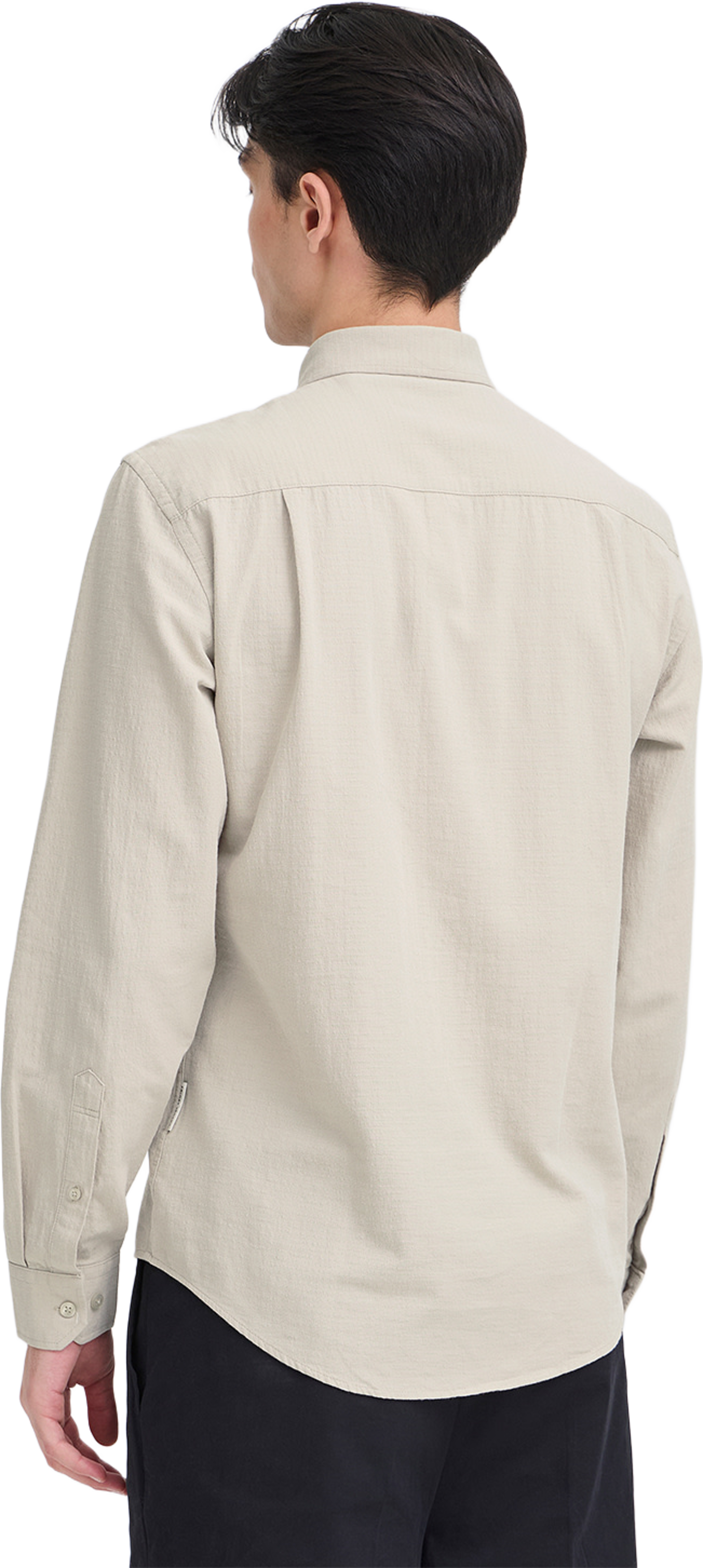 Aaberg Structured  Shirt, från Casual Friday, i färgen Island Fossil. Klicka för att öppna bilden i stort format
