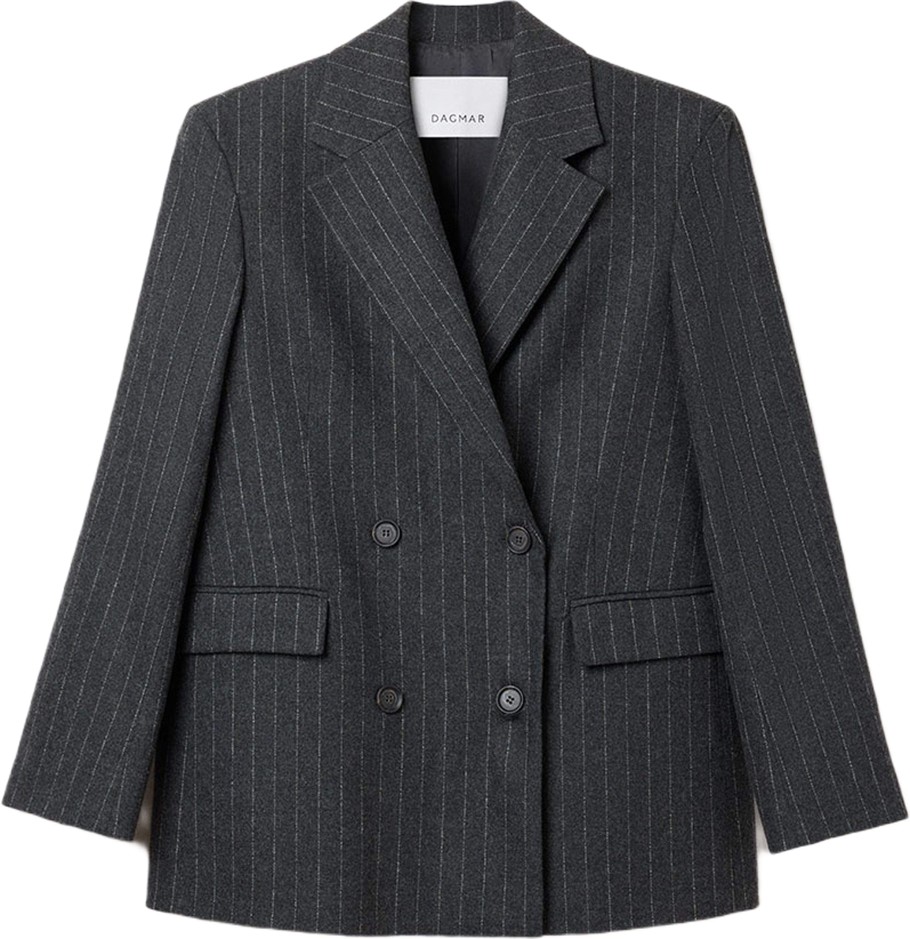 Db Classic Blazer, från Dagmar, i färgen Grey Pinstripe.