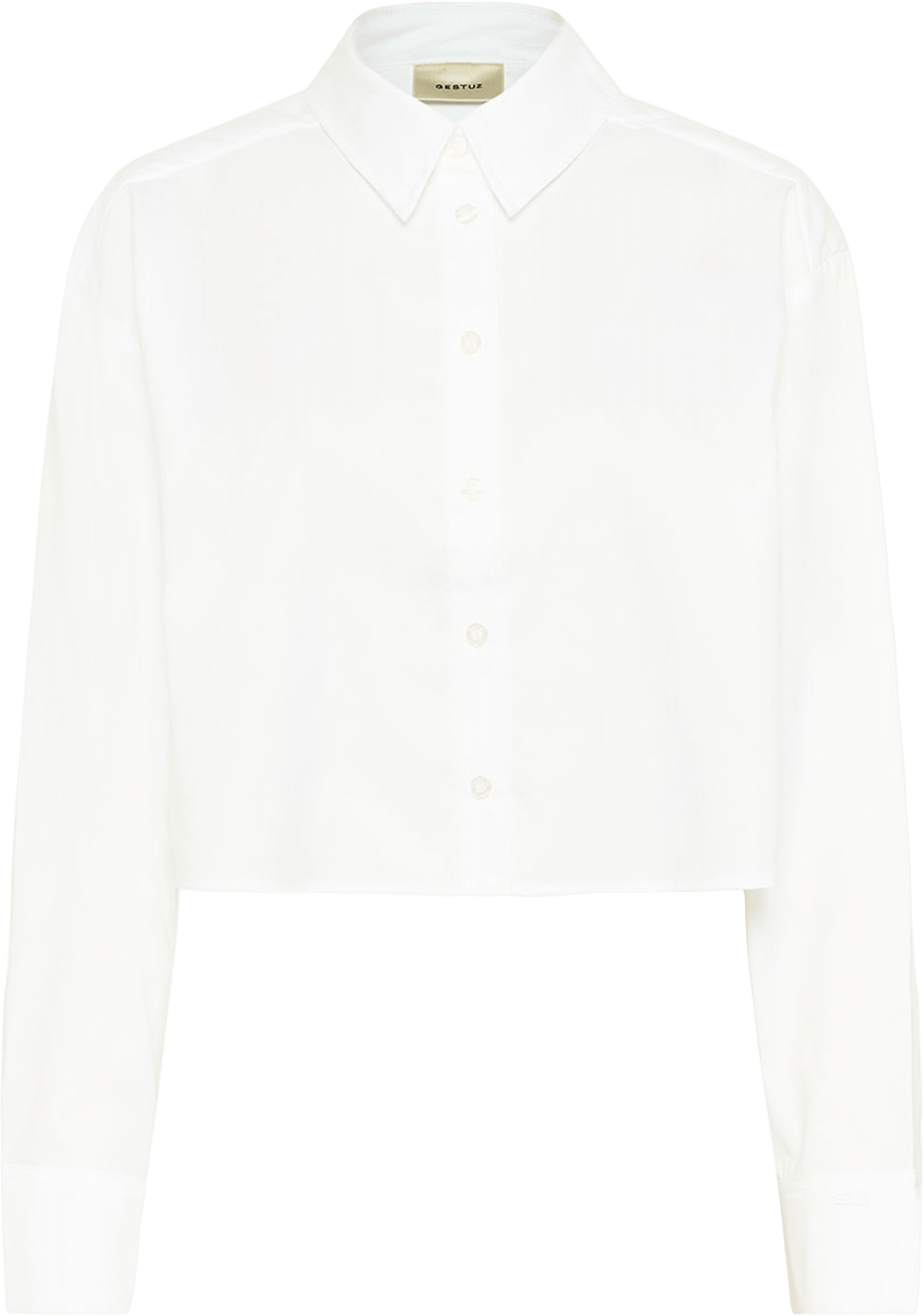 GZyork short shirt NOOS, från Gestuz, i färgen Bright White. Klicka för att öppna bilden i stort format