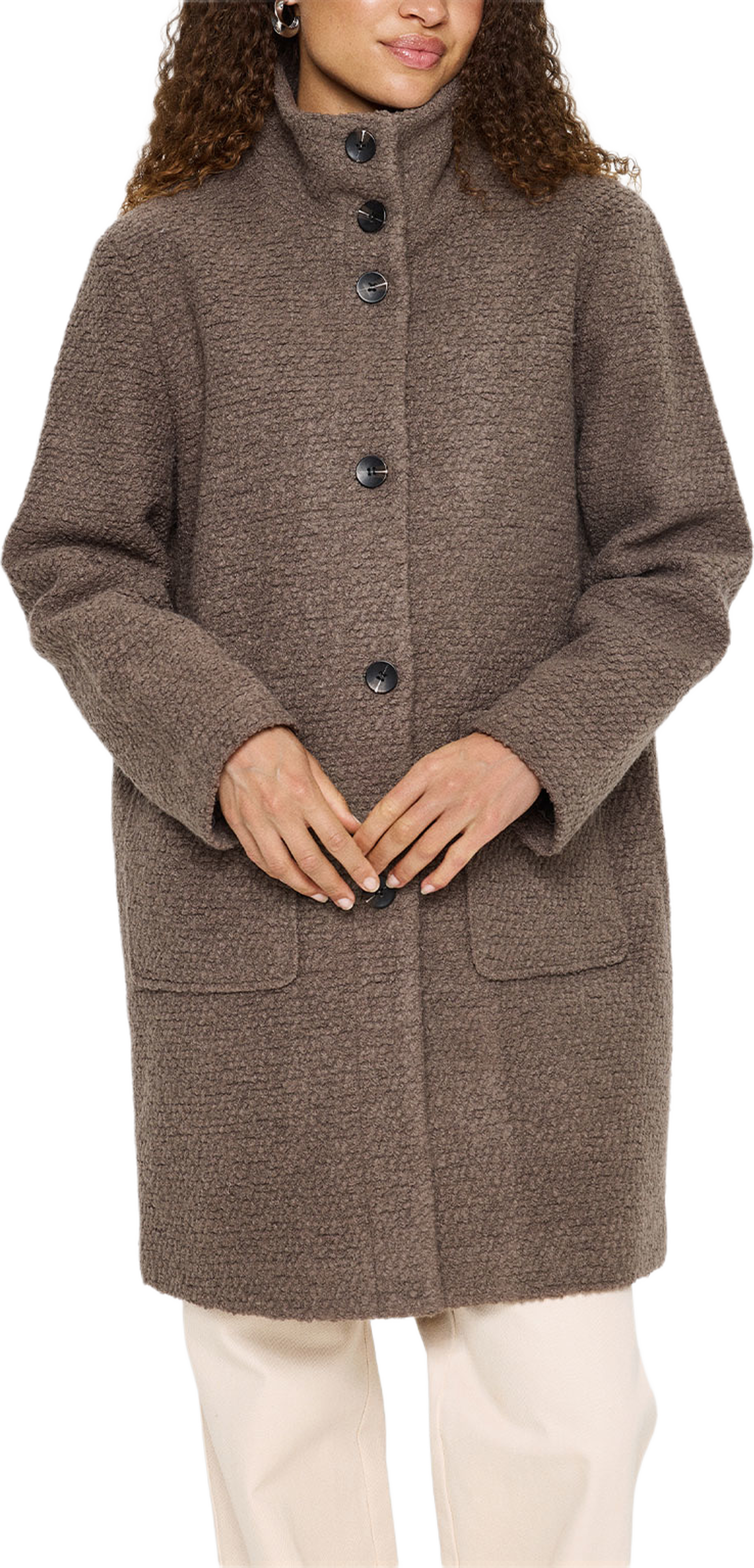 FerddySZ Wool coat, från Saint Tropez, i färgen Falcon.