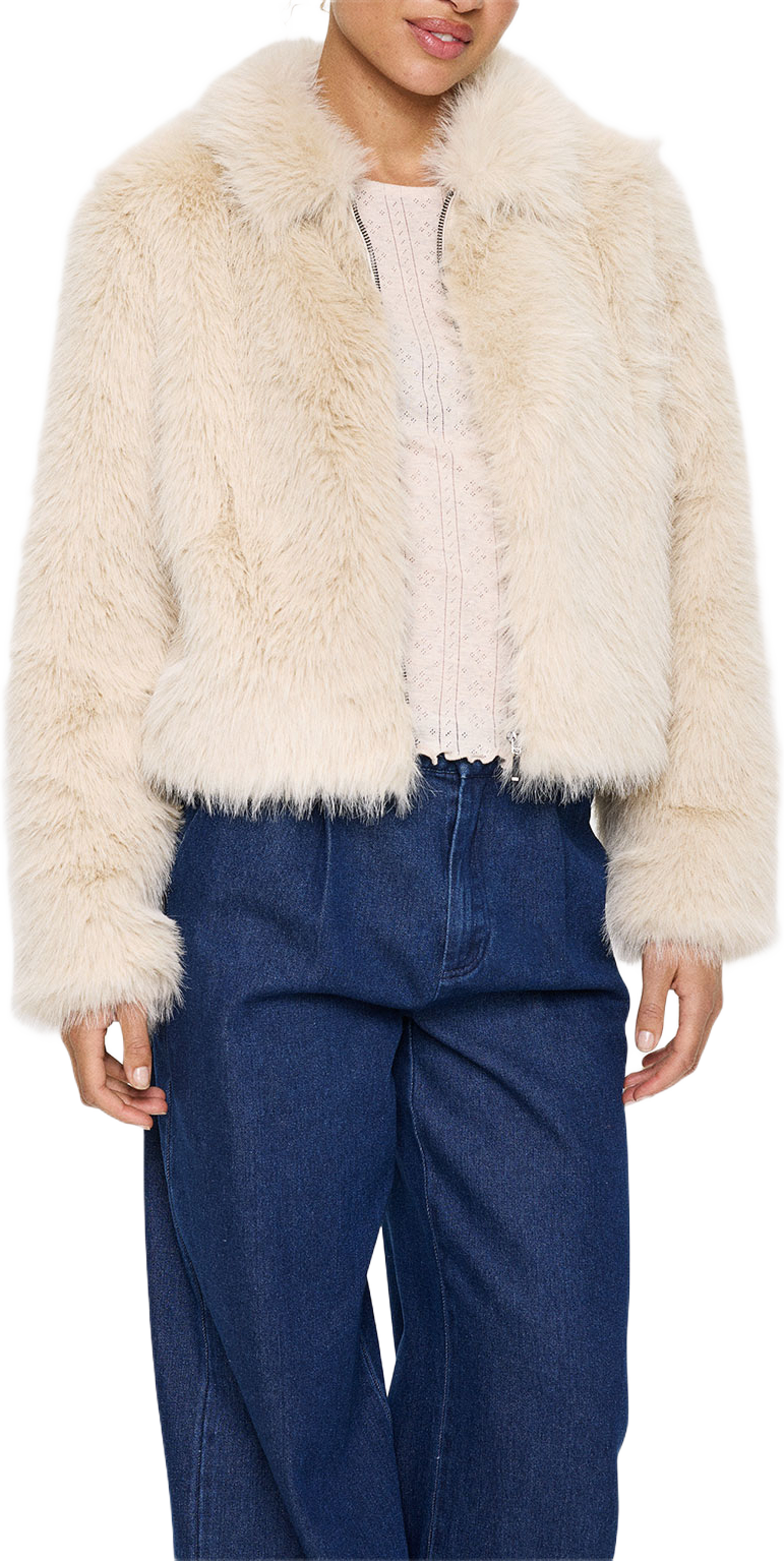 ZaselineSZ Jacket, från Saint Tropez, i färgen Creme.