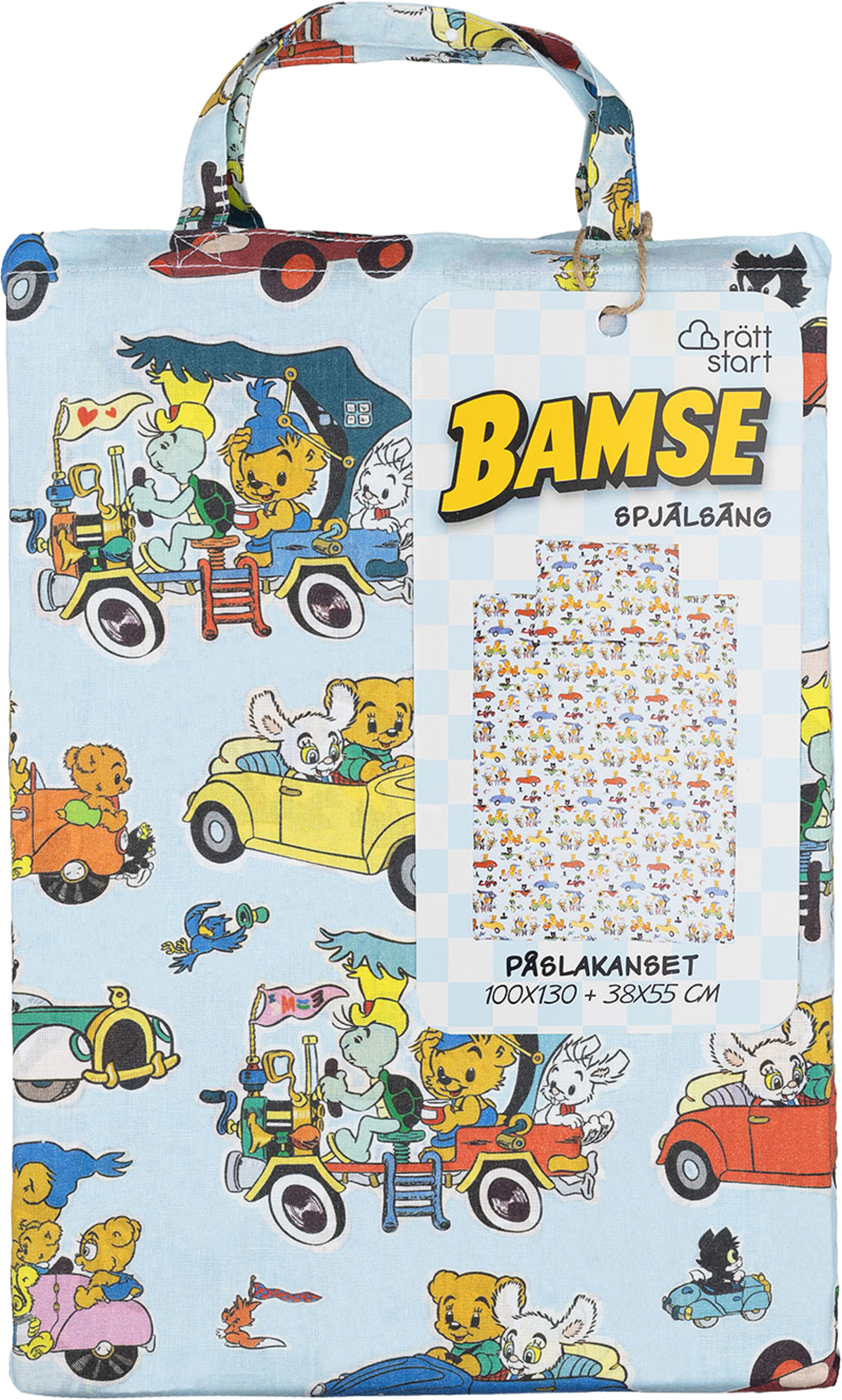 Bamse, Påslakanset, spjälsäng, från BAMSE, i färgen Multi. Klicka för att öppna bilden i stort format