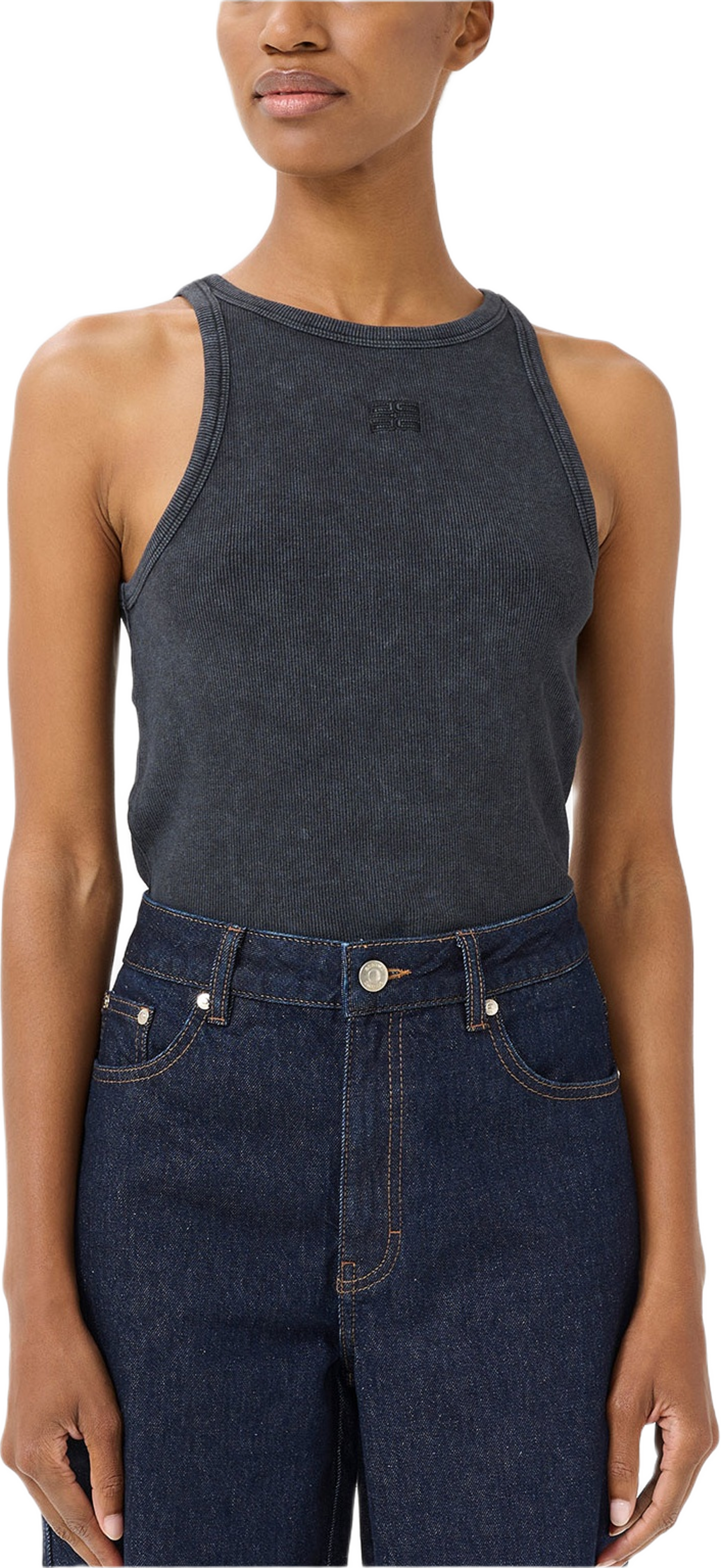 GZdrew washed logo tank